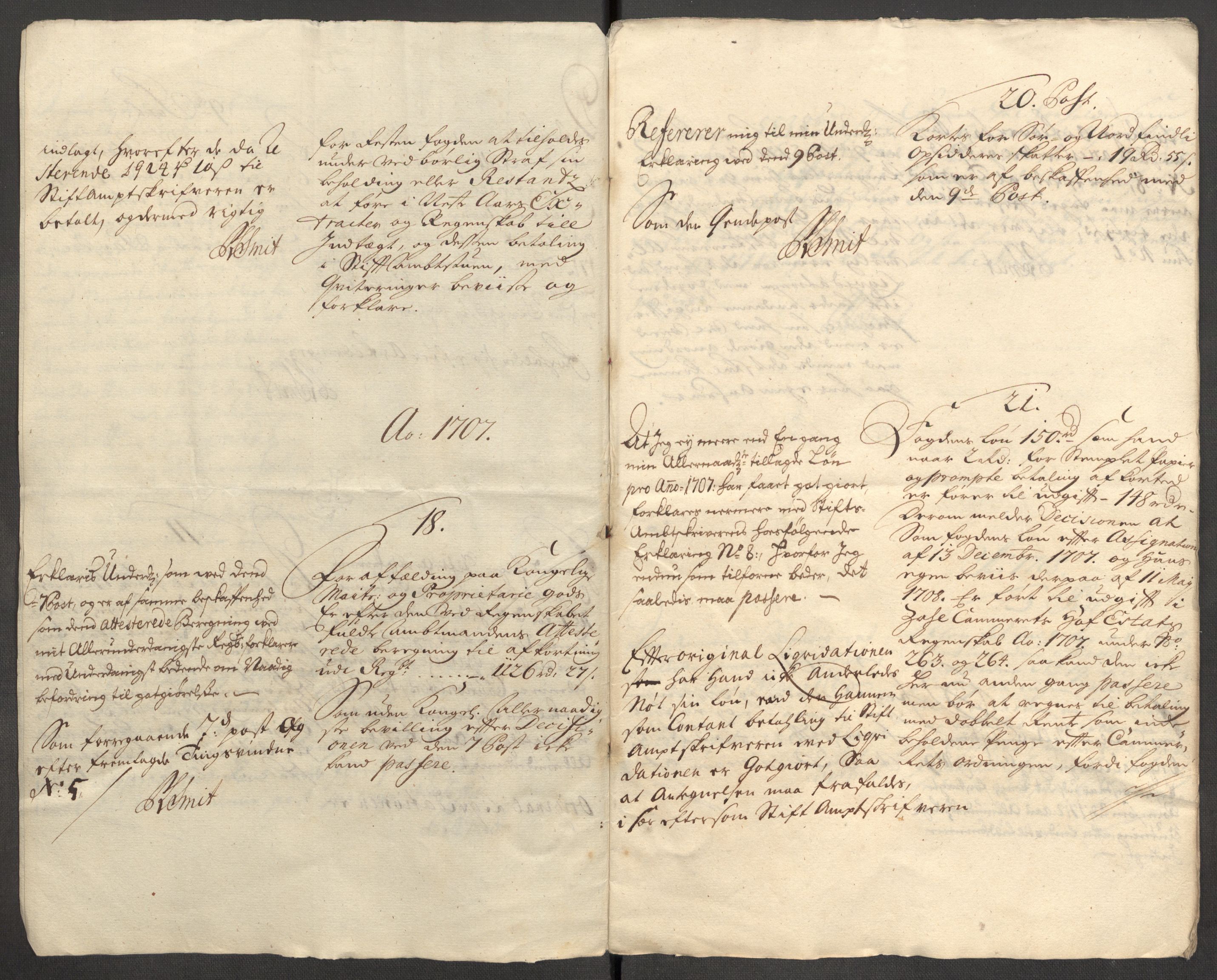 Rentekammeret inntil 1814, Reviderte regnskaper, Fogderegnskap, RA/EA-4092/R63/L4317: Fogderegnskap Inderøy, 1709, s. 462