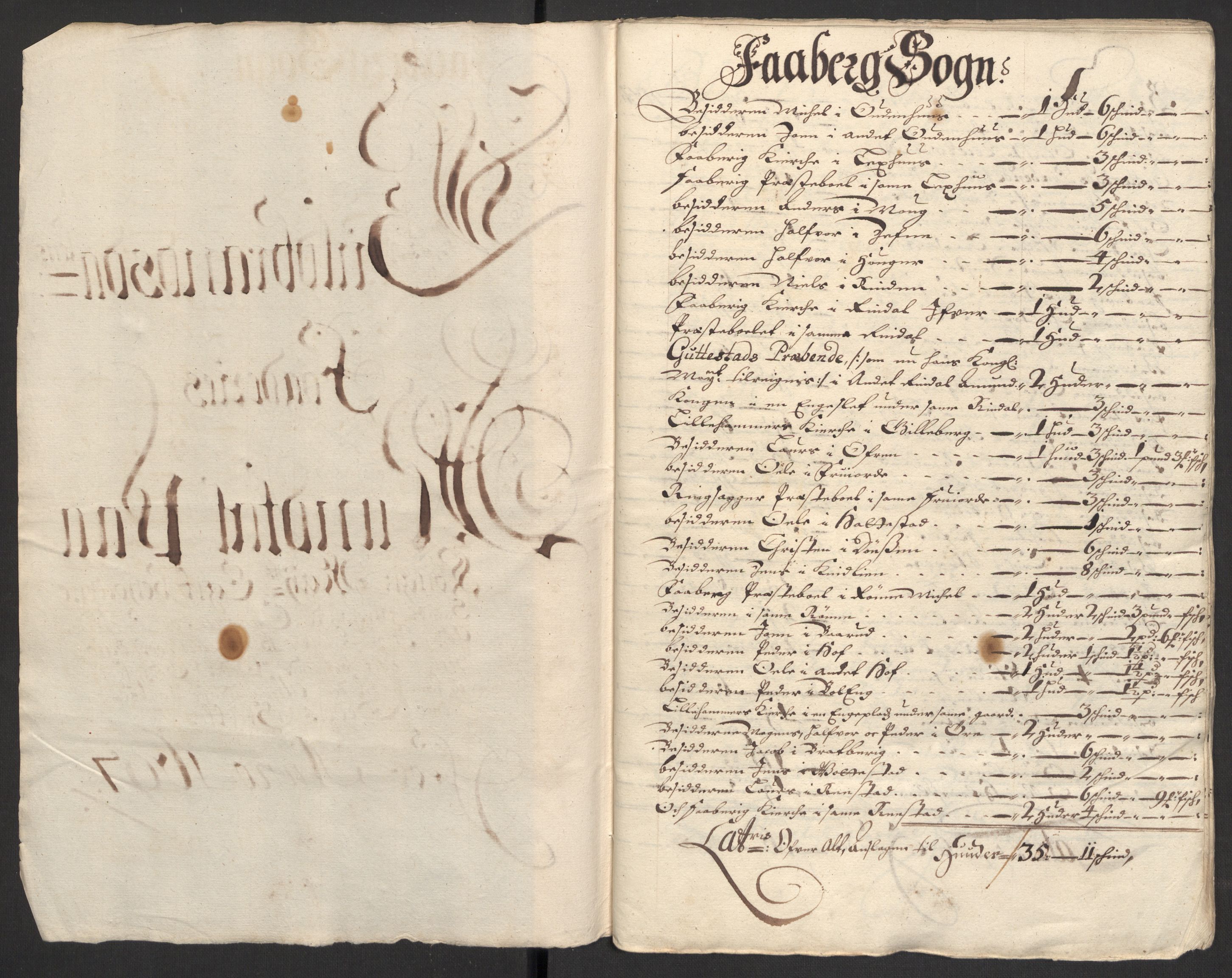 Rentekammeret inntil 1814, Reviderte regnskaper, Fogderegnskap, RA/EA-4092/R17/L1170: Fogderegnskap Gudbrandsdal, 1696-1697, s. 326