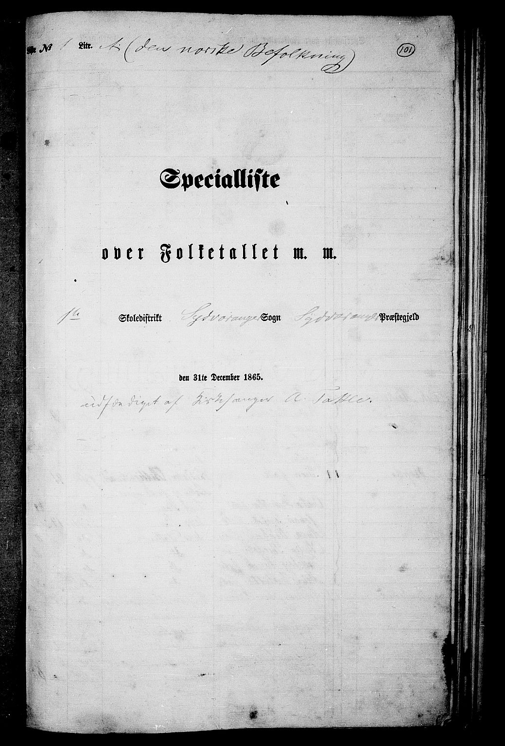 RA, Folketelling 1865 for 2030P Sør-Varanger prestegjeld, 1865, s. 8