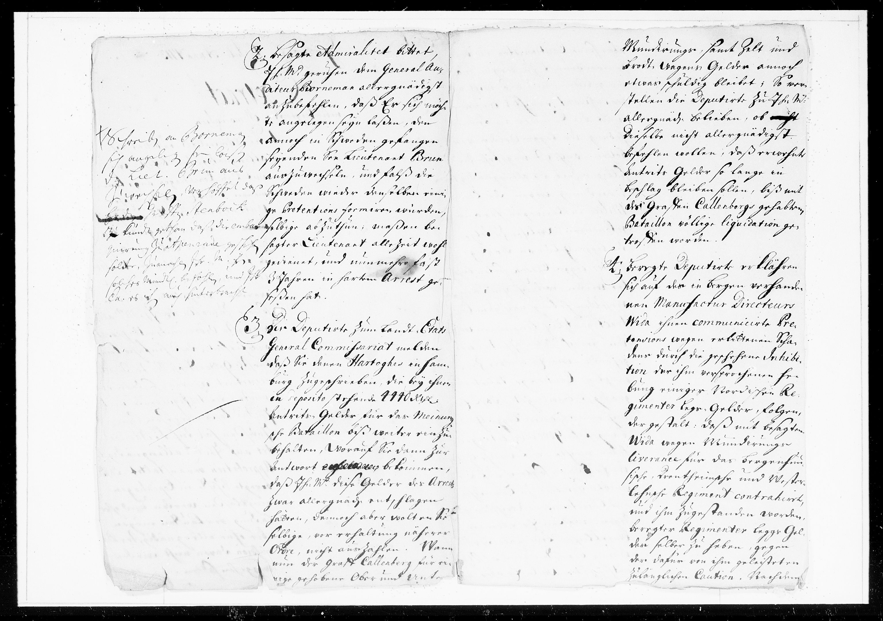 Krigskollegiet, Krigskancelliet, DRA/A-0006/-/0994-1002: Refererede sager, 1713, s. 319