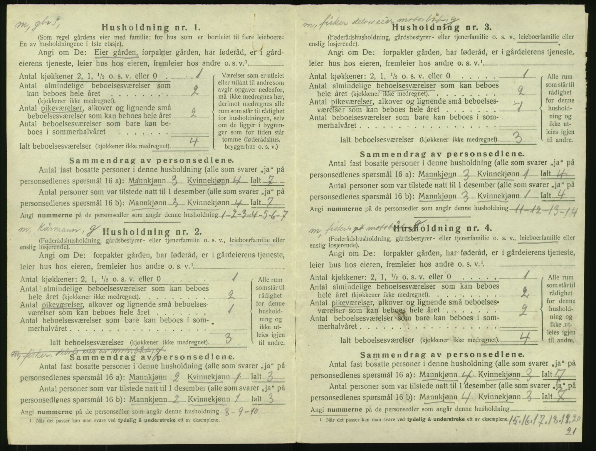SAT, Folketelling 1920 for 1532 Giske herred, 1920, s. 49