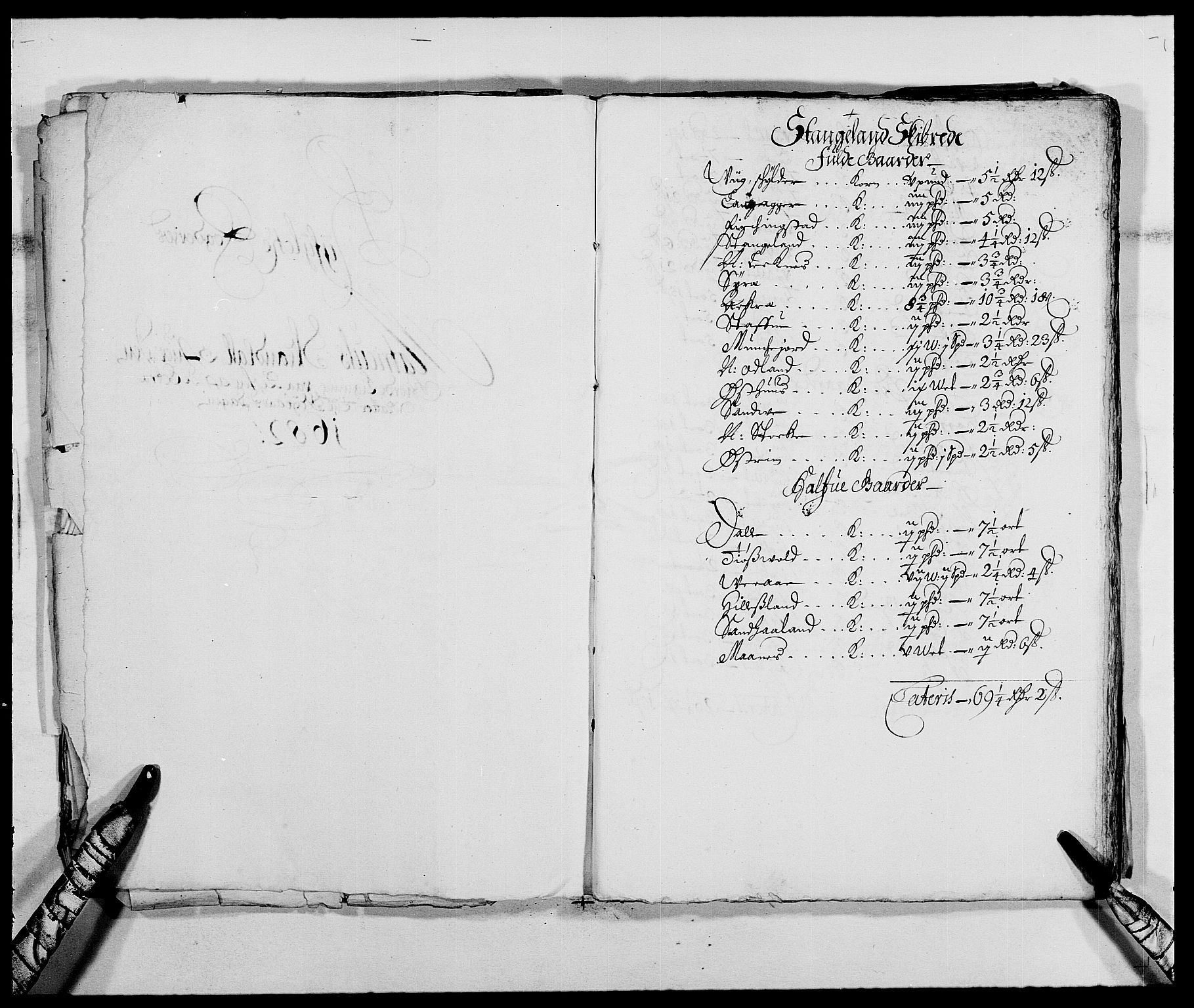 Rentekammeret inntil 1814, Reviderte regnskaper, Fogderegnskap, AV/RA-EA-4092/R47/L2854: Fogderegnskap Ryfylke, 1684, s. 251