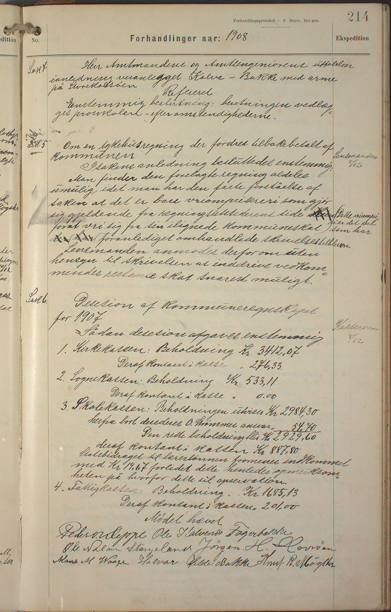 Austevoll kommune. Formannskapet, IKAH/1244-021/A/Aa/L0002a: Møtebok for heradstyret, 1901-1910, s. 426