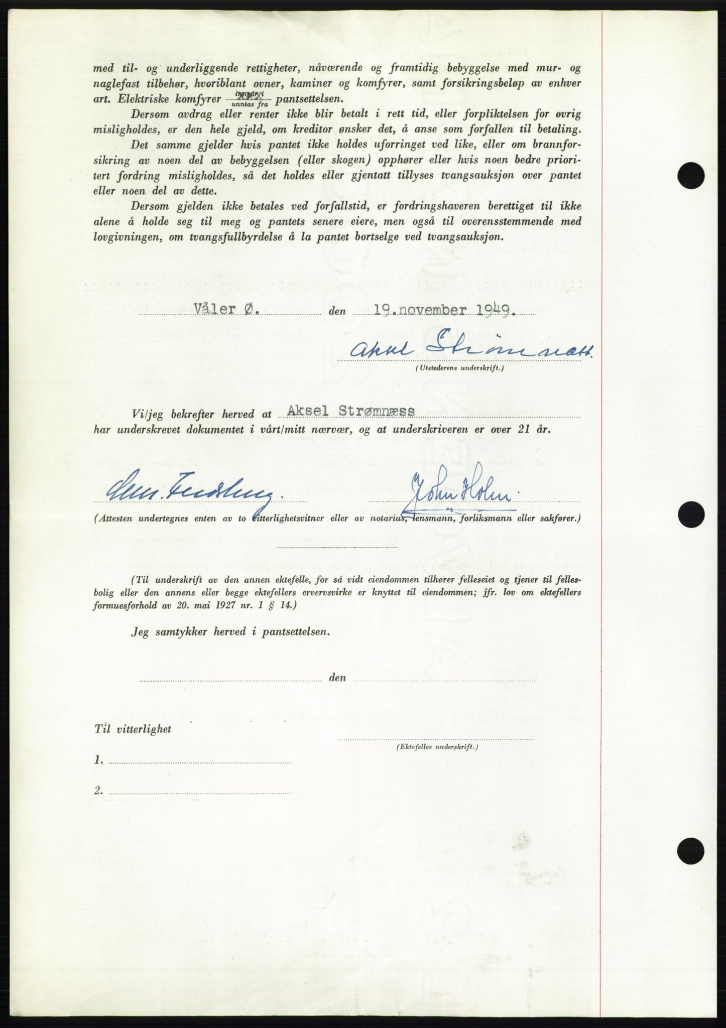Moss sorenskriveri, SAO/A-10168: Pantebok nr. B23, 1949-1950, Dagboknr: 3586/1949