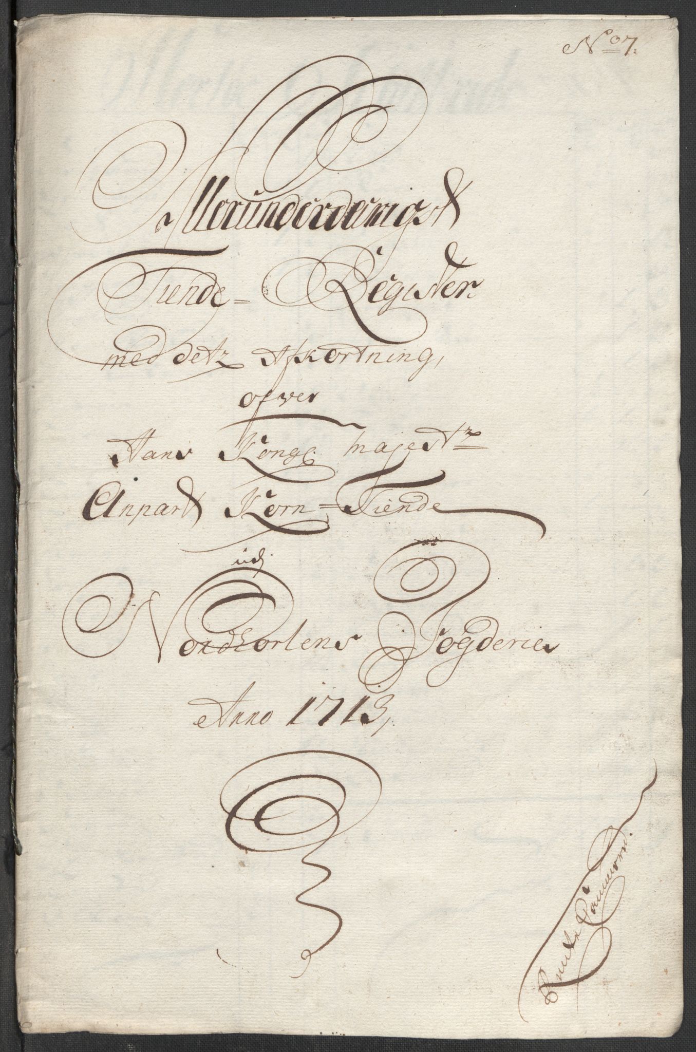 Rentekammeret inntil 1814, Reviderte regnskaper, Fogderegnskap, AV/RA-EA-4092/R51/L3195: Fogderegnskap Nordhordland og Voss, 1713, s. 227