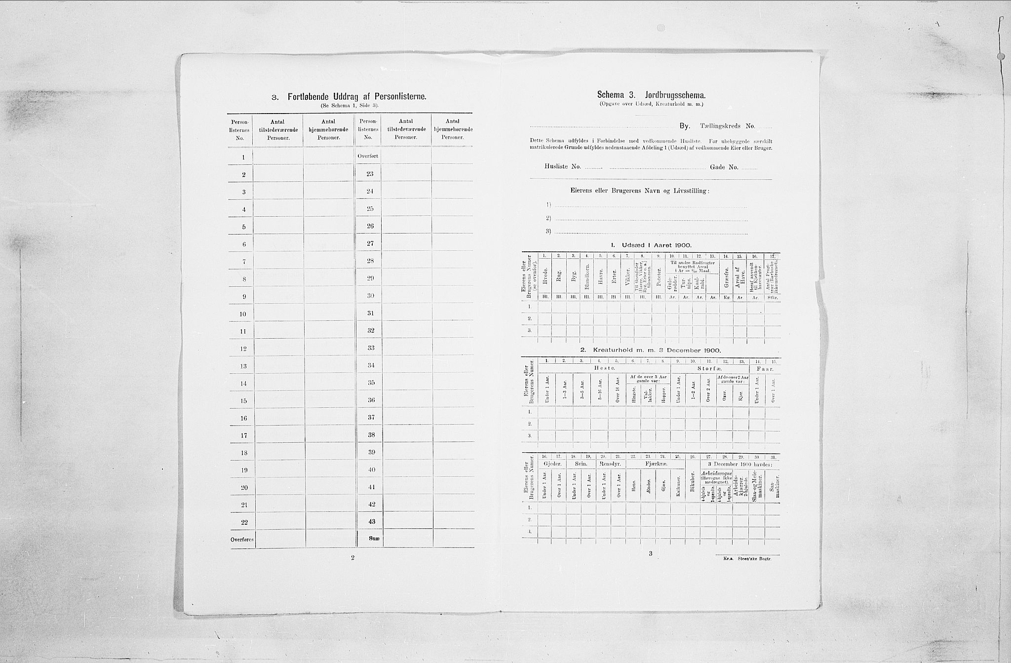 SAO, Folketelling 1900 for 0103 Fredrikstad kjøpstad, 1900