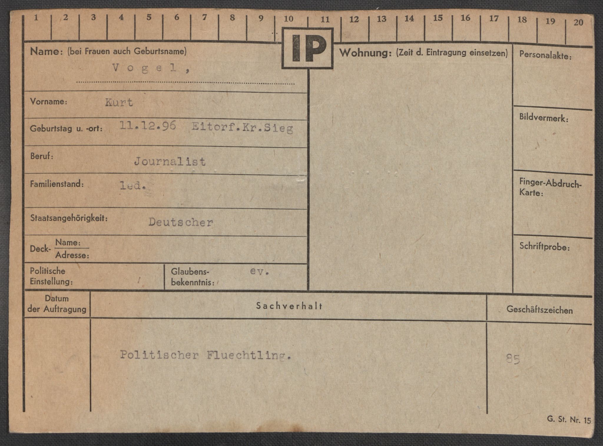 Befehlshaber der Sicherheitspolizei und des SD, AV/RA-RAFA-5969/E/Ea/Eaa/L0010: Register over norske fanger i Møllergata 19: Sø-Å, 1940-1945, s. 786