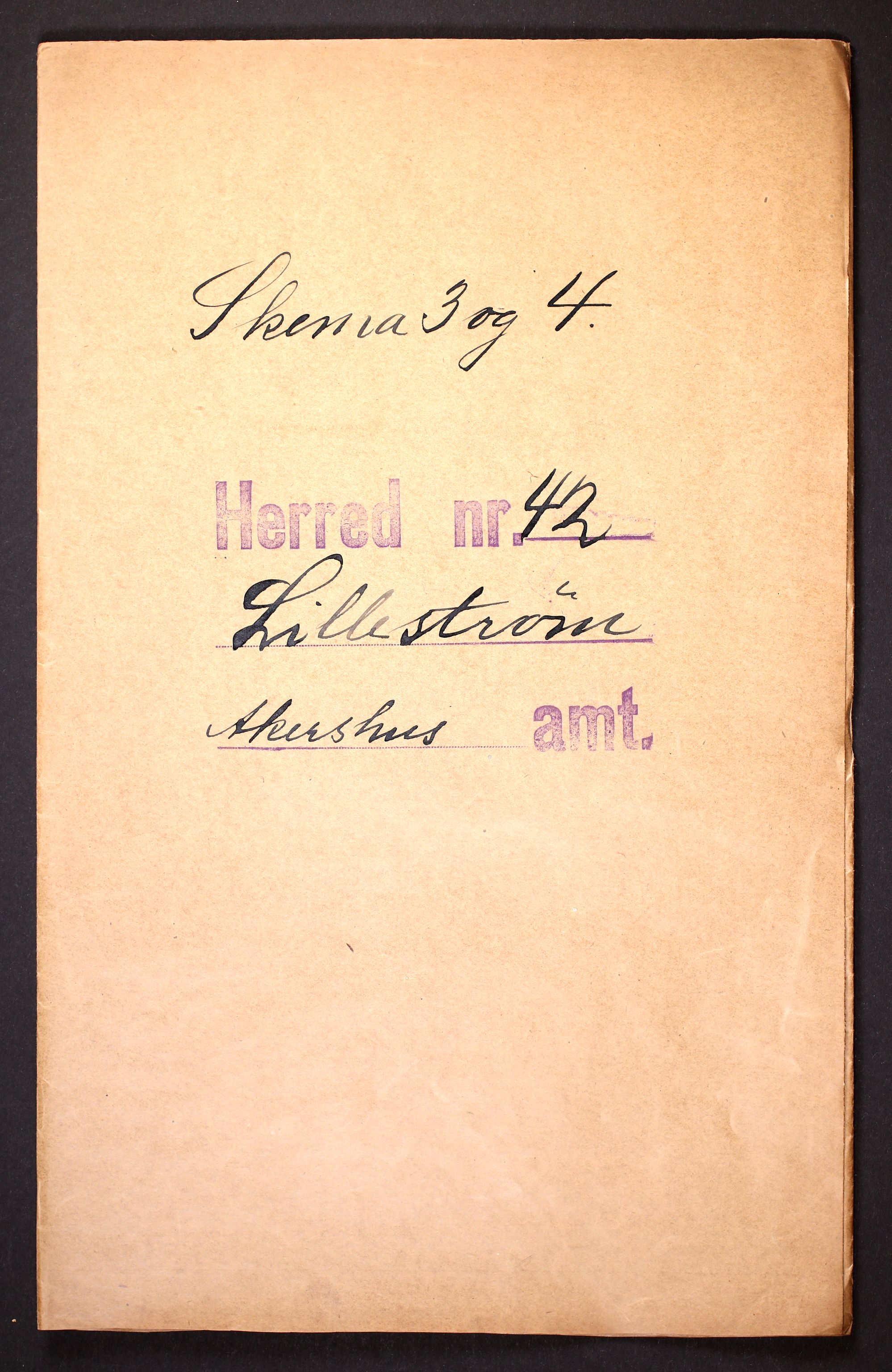 RA, Folketelling 1910 for 0232 Lillestrøm herred, 1910, s. 1