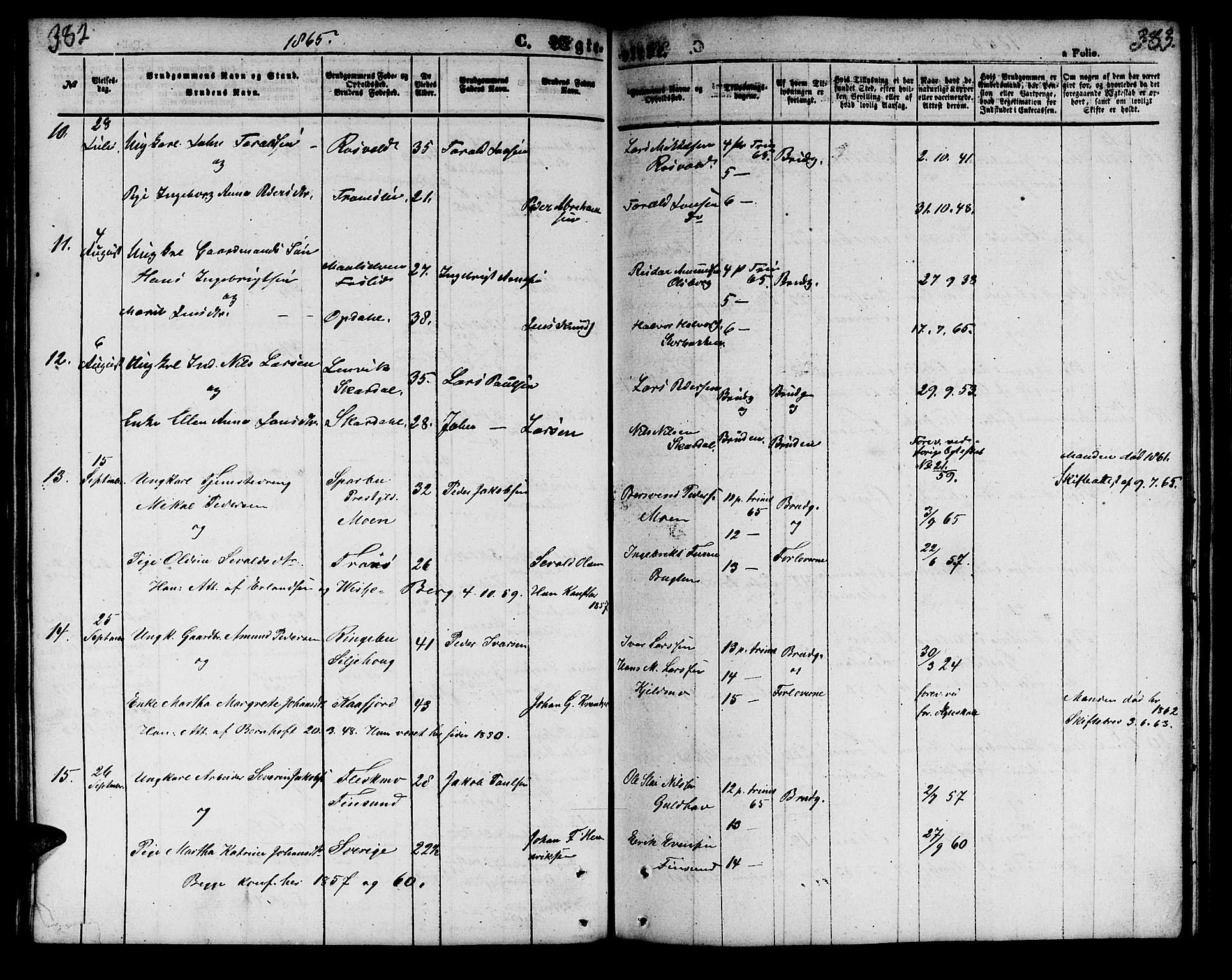 Målselv sokneprestembete, AV/SATØ-S-1311/G/Ga/Gab/L0001klokker: Klokkerbok nr. 1, 1856-1866, s. 382-383