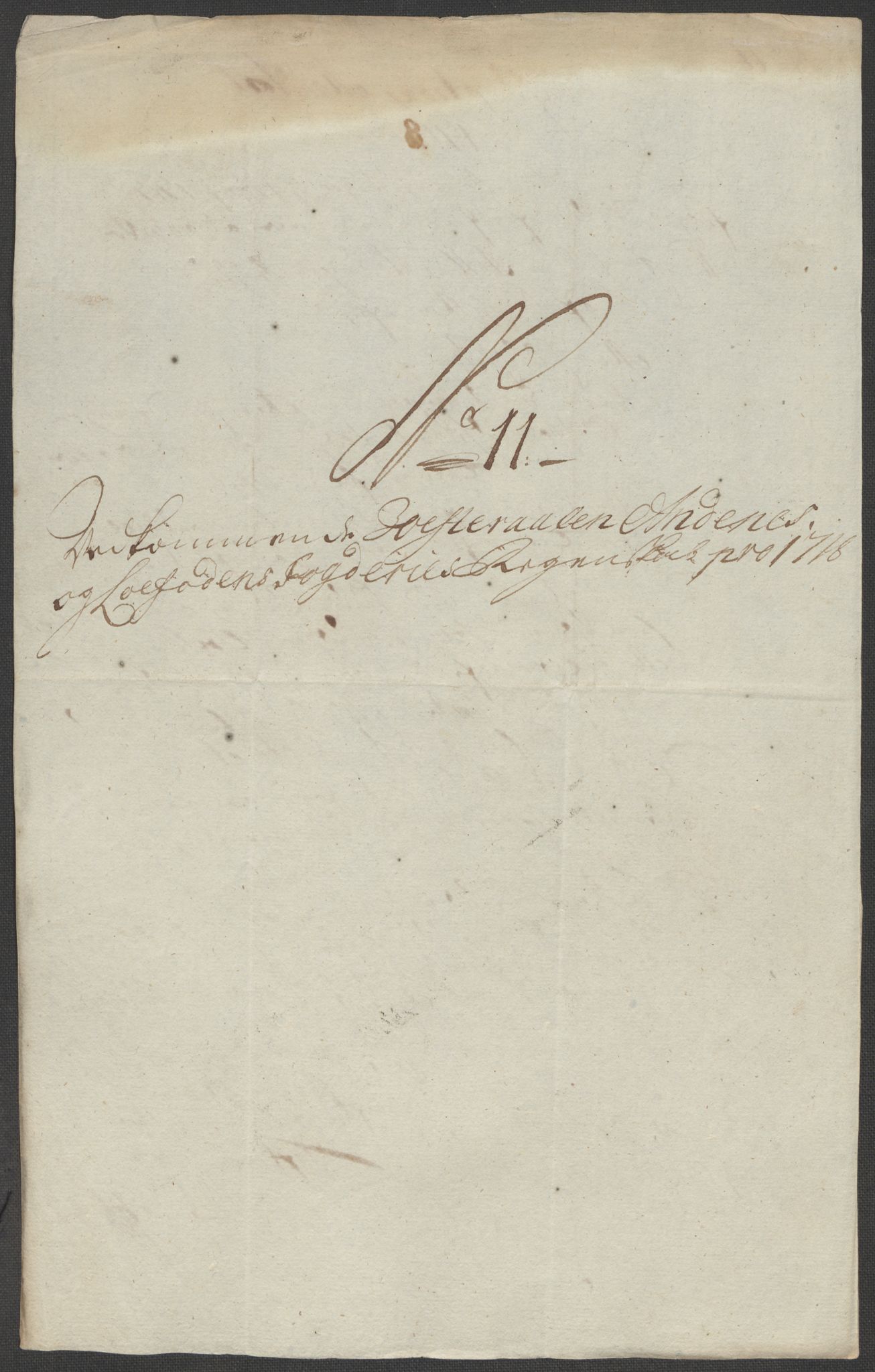 Rentekammeret inntil 1814, Reviderte regnskaper, Fogderegnskap, AV/RA-EA-4092/R67/L4684: Fogderegnskap Vesterålen, Andenes og Lofoten, 1718, s. 149