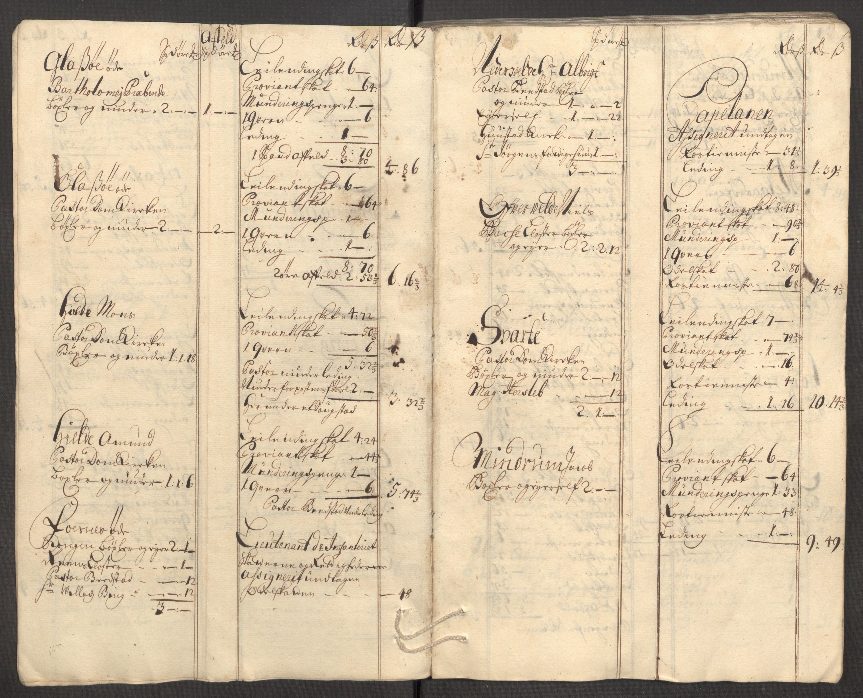 Rentekammeret inntil 1814, Reviderte regnskaper, Fogderegnskap, AV/RA-EA-4092/R63/L4316: Fogderegnskap Inderøy, 1708, s. 29