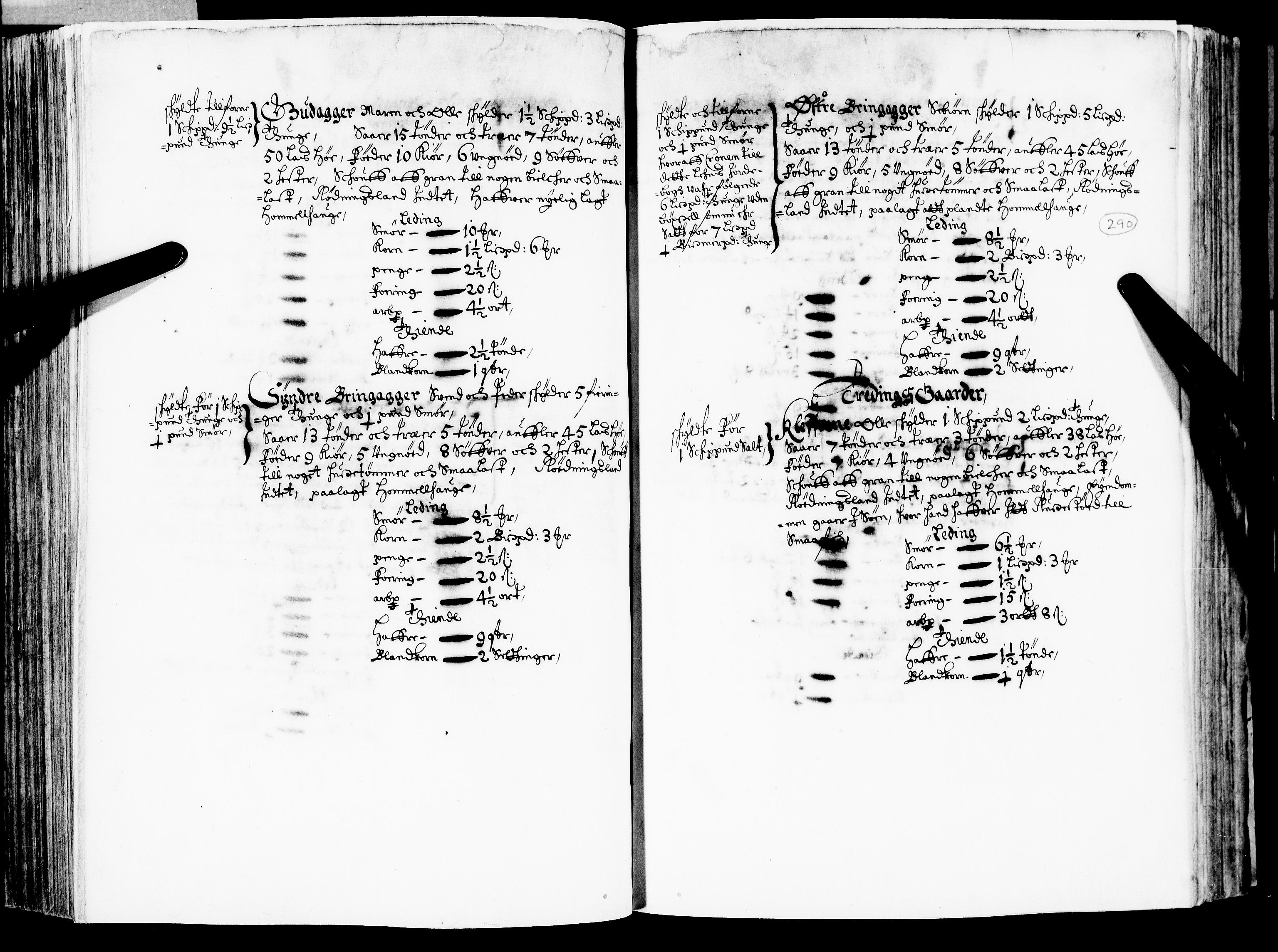 Rentekammeret inntil 1814, Realistisk ordnet avdeling, AV/RA-EA-4070/N/Nb/Nba/L0020: Tønsberg len, 2. del, 1668, s. 289b-290a