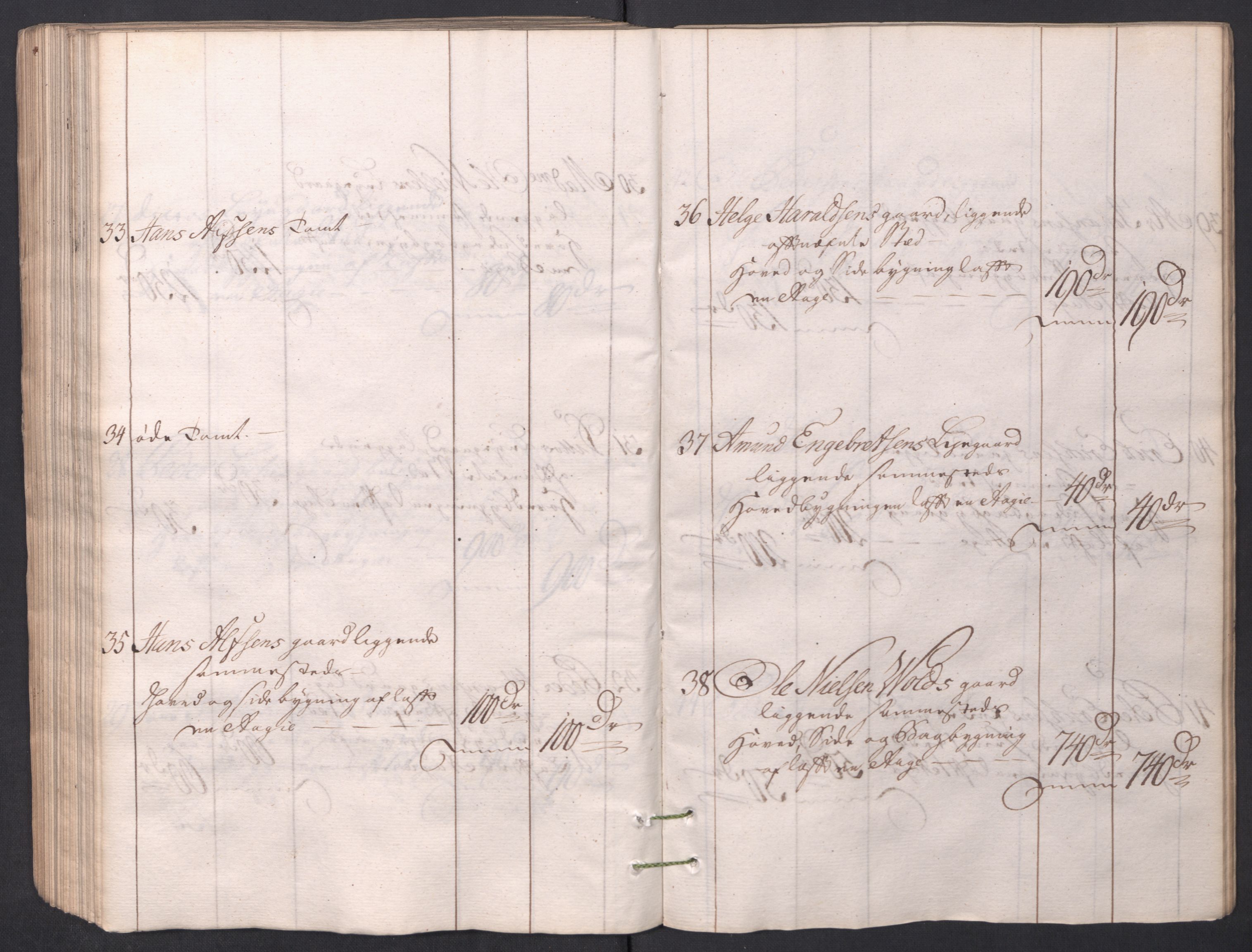 Kristiania stiftamt, AV/SAO-A-10386/I/Ia/L0001/0002: Branntakster / Christiania, 1766-1767