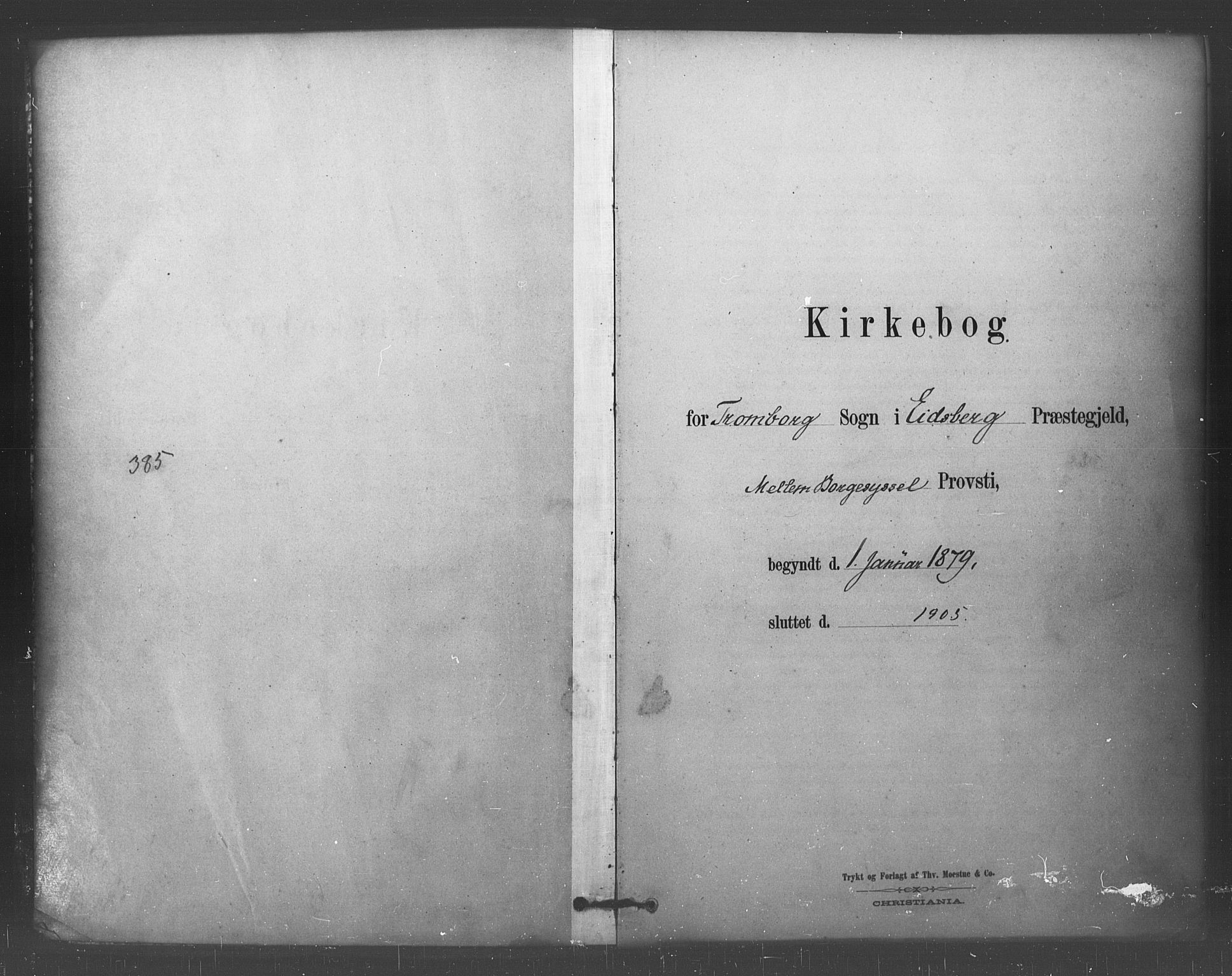 Eidsberg prestekontor Kirkebøker, SAO/A-10905/F/Fc/L0001: Ministerialbok nr. III 1, 1879-1905