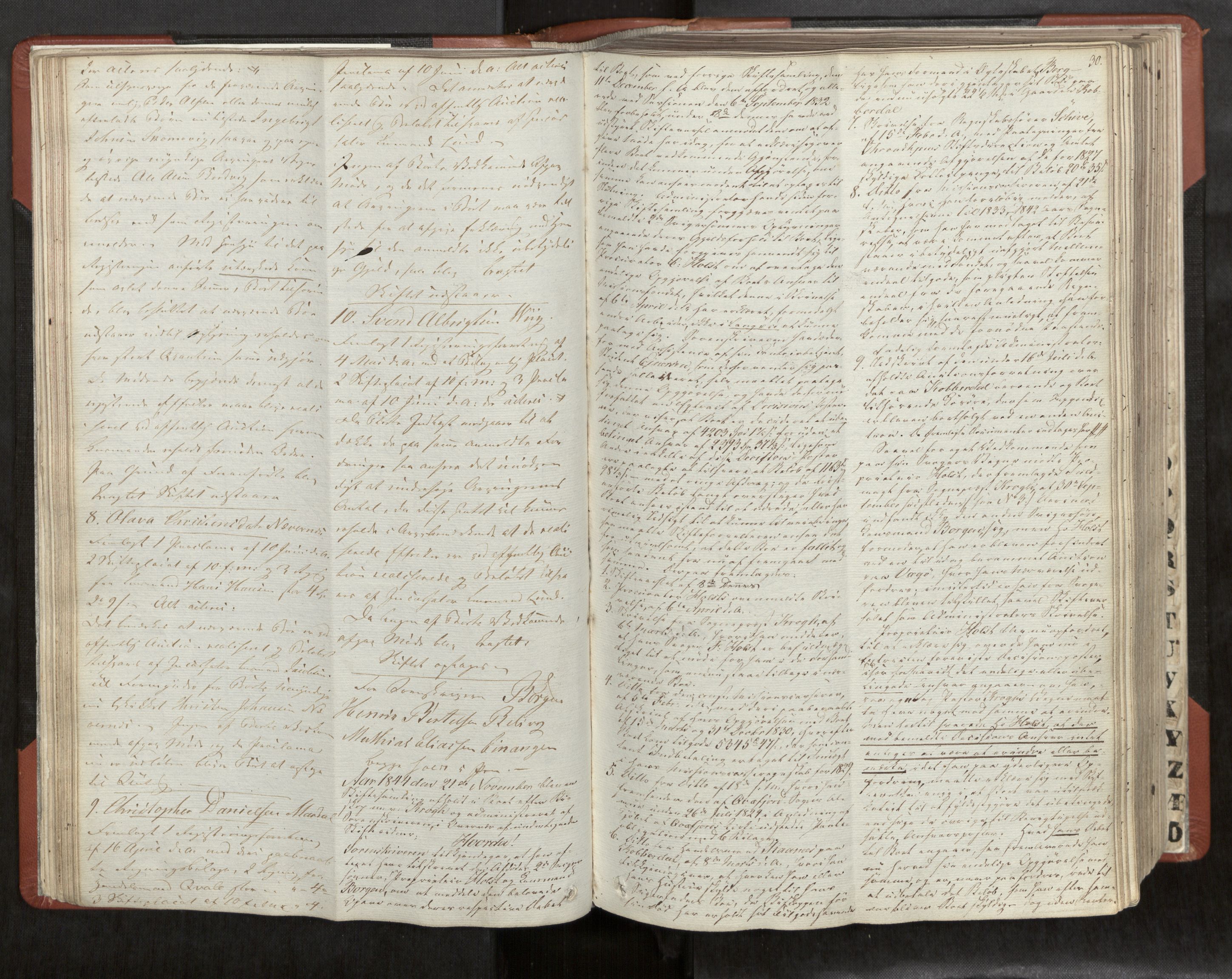 Helgeland sorenskriveri, AV/SAT-A-0004/3/3A/L0103: Skifteprotokoll 48, 1844-1850, s. 30