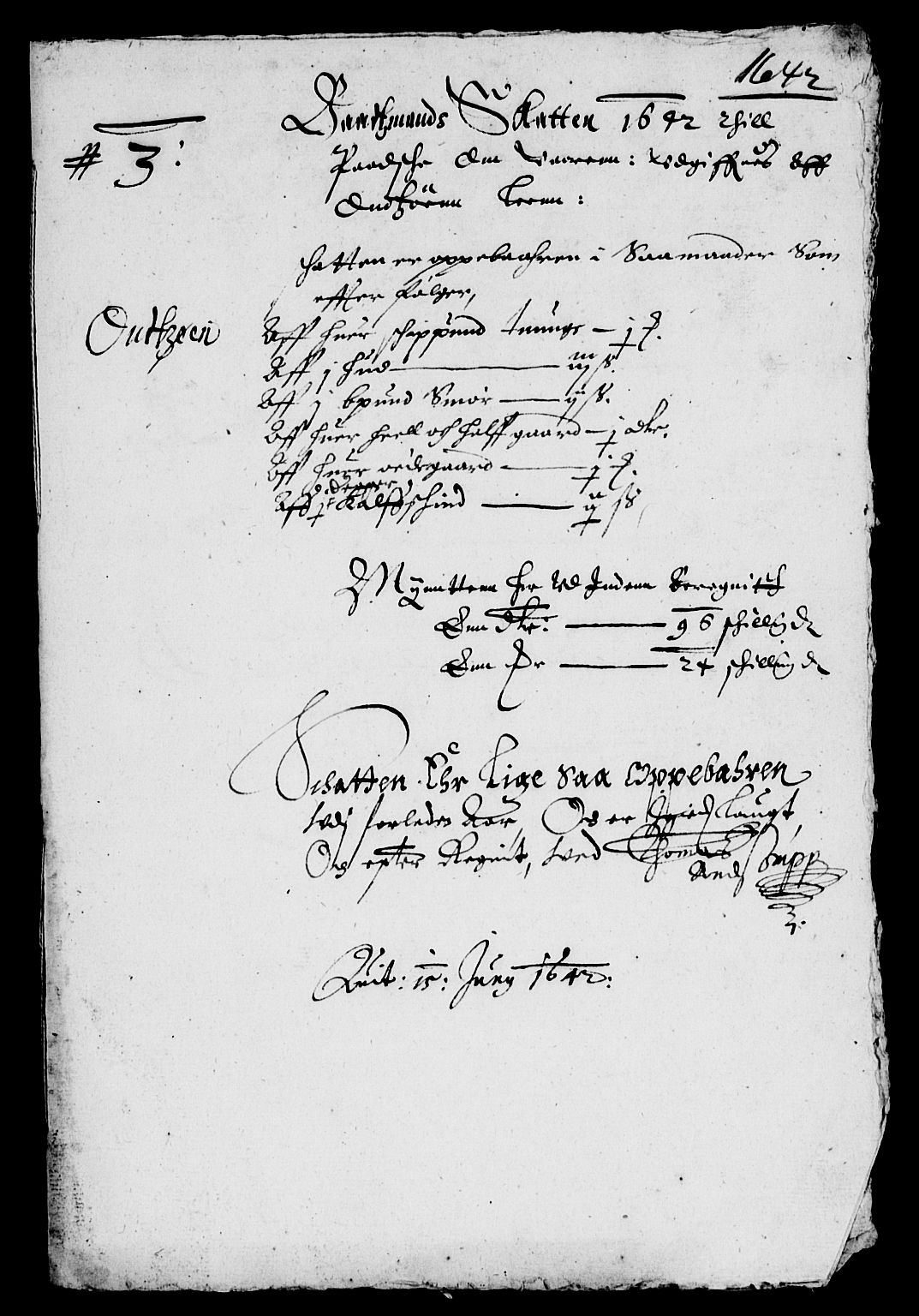 Rentekammeret inntil 1814, Reviderte regnskaper, Lensregnskaper, AV/RA-EA-5023/R/Rb/Rbe/L0002: Onsøy len, 1615-1650