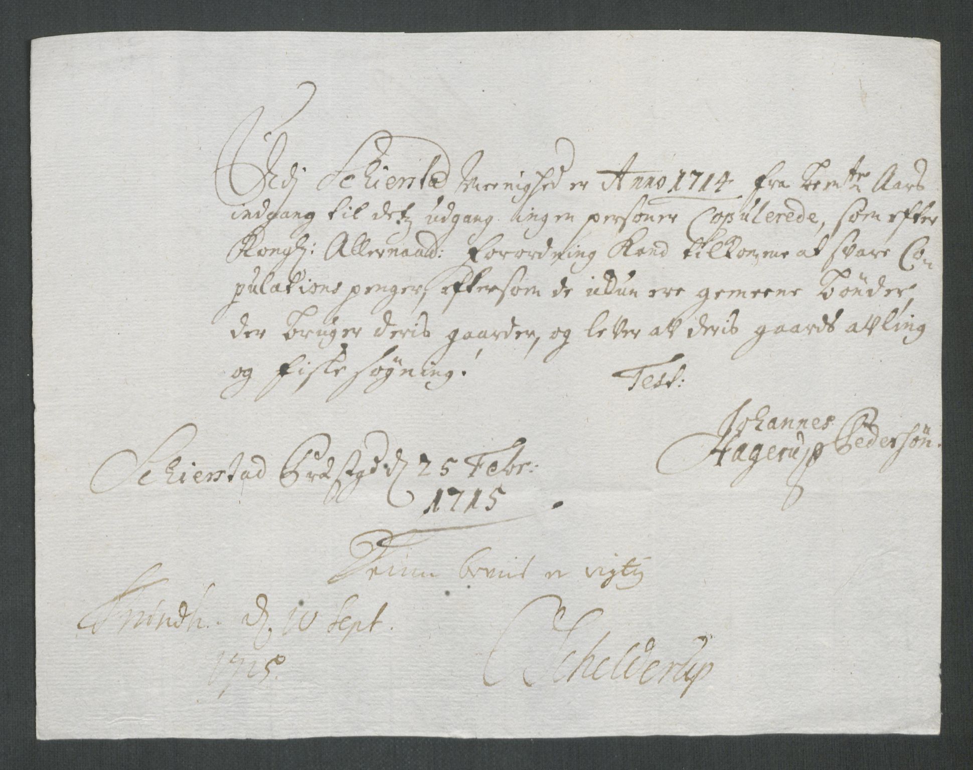 Rentekammeret inntil 1814, Reviderte regnskaper, Fogderegnskap, RA/EA-4092/R66/L4584: Fogderegnskap Salten, 1714, s. 106