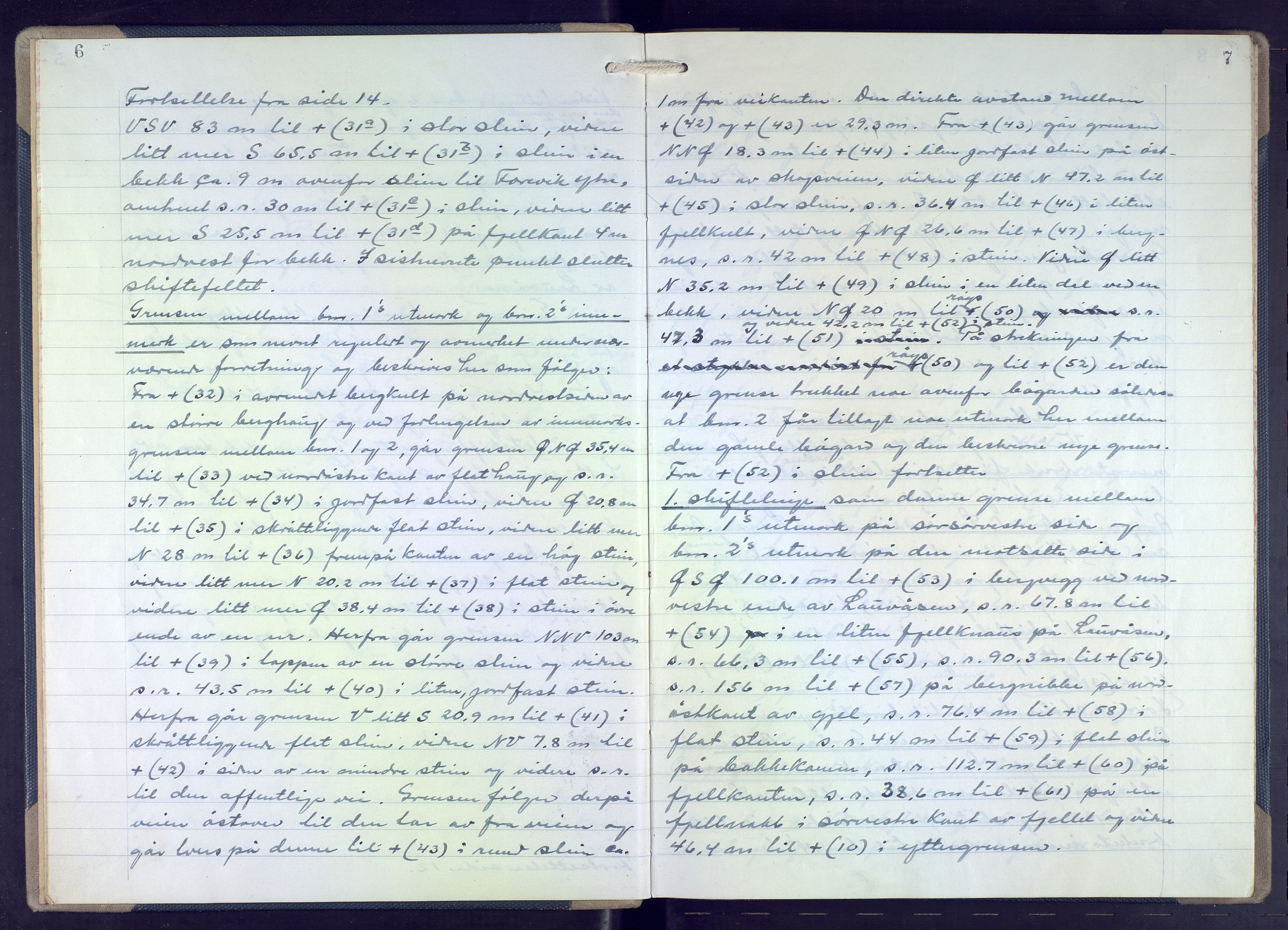 Hordaland jordskiftedøme - VII Indre Sunnhordland jordskiftedistrikt, AV/SAB-A-7401/A/Aa/L0021: Forhandlingsprotokoll, 1945-1953, s. 6-7