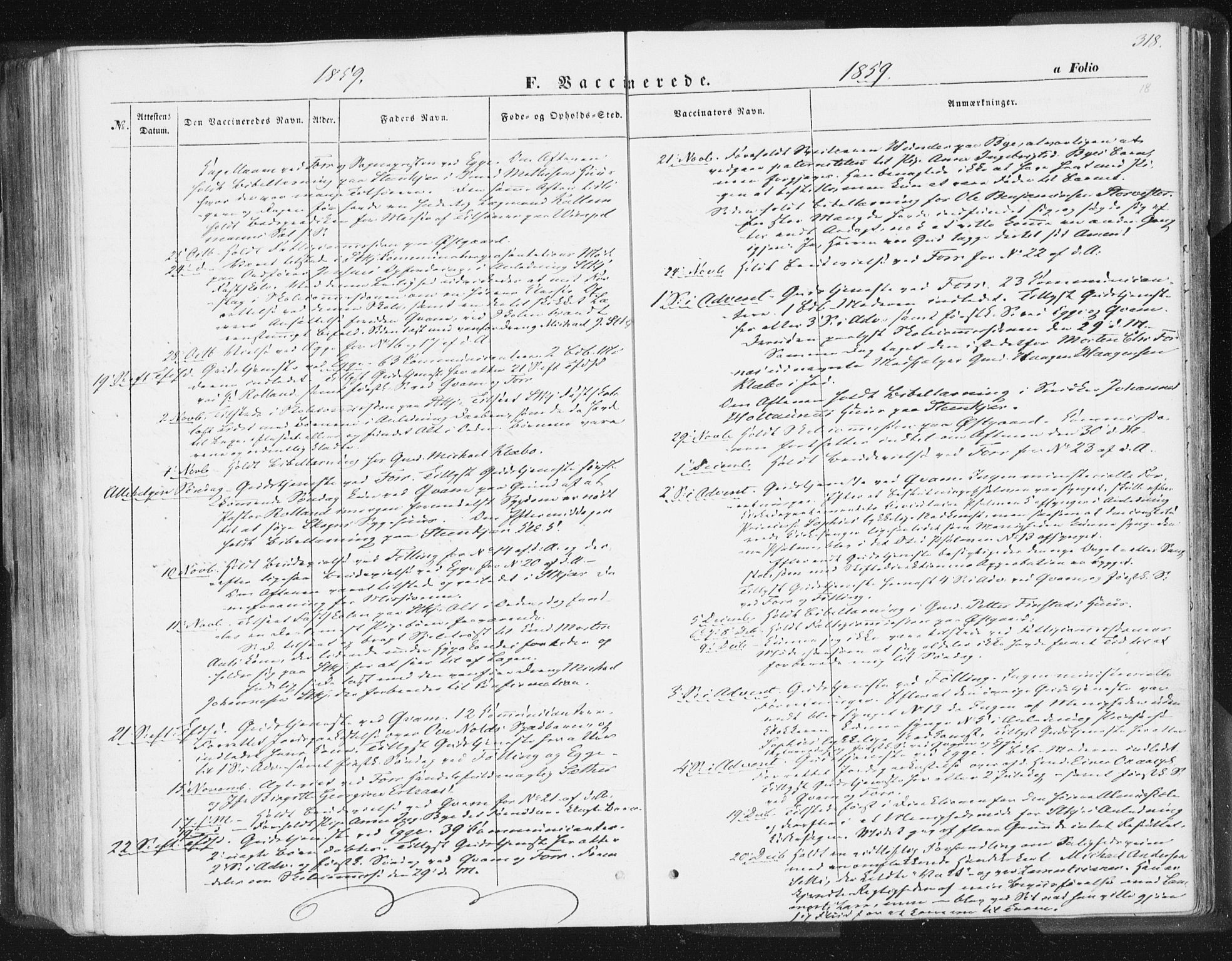 Ministerialprotokoller, klokkerbøker og fødselsregistre - Nord-Trøndelag, SAT/A-1458/746/L0446: Ministerialbok nr. 746A05, 1846-1859, s. 318