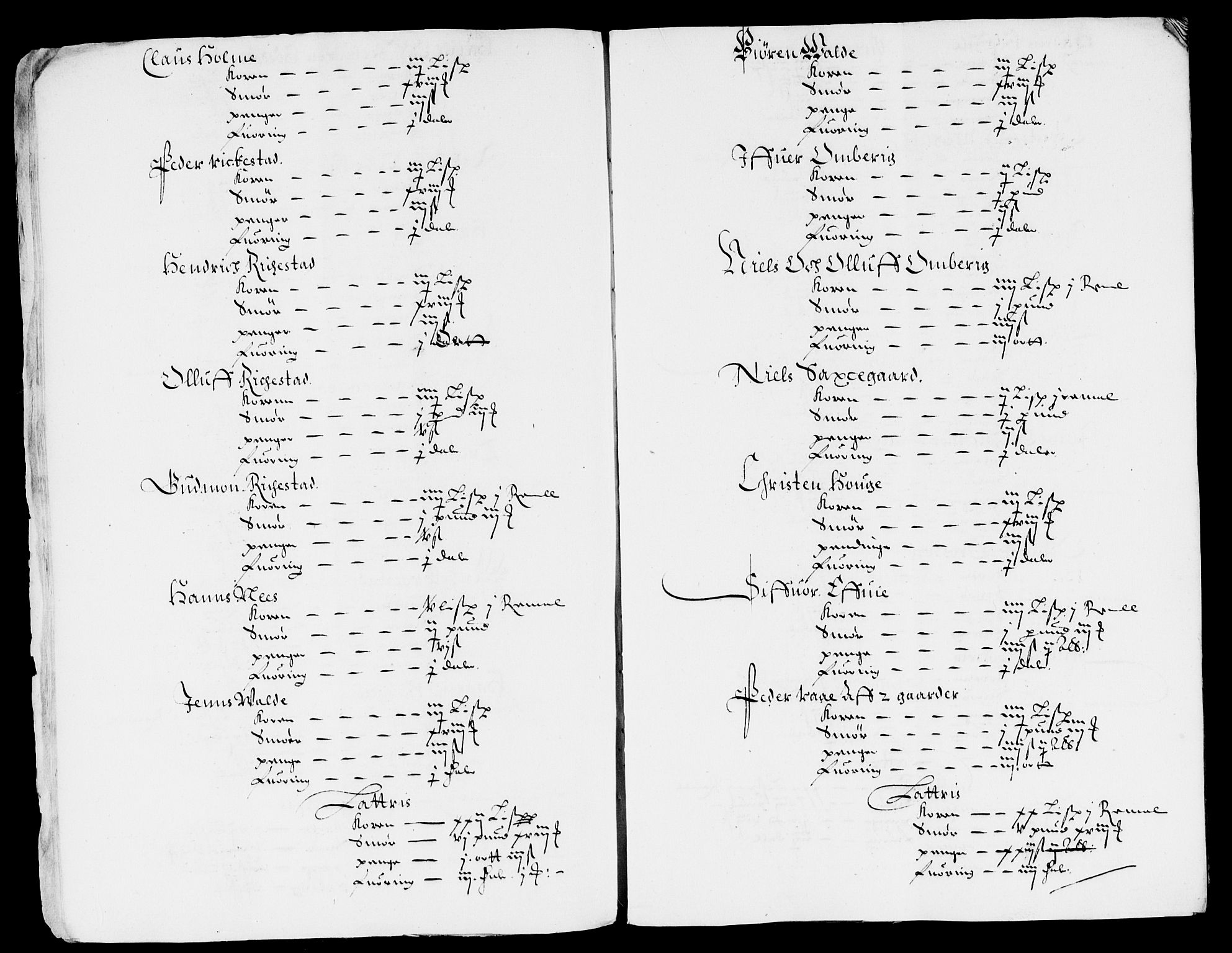 Rentekammeret inntil 1814, Reviderte regnskaper, Lensregnskaper, AV/RA-EA-5023/R/Rb/Rbc/L0004: Tune, Åbygge og Veme len, 1641-1643