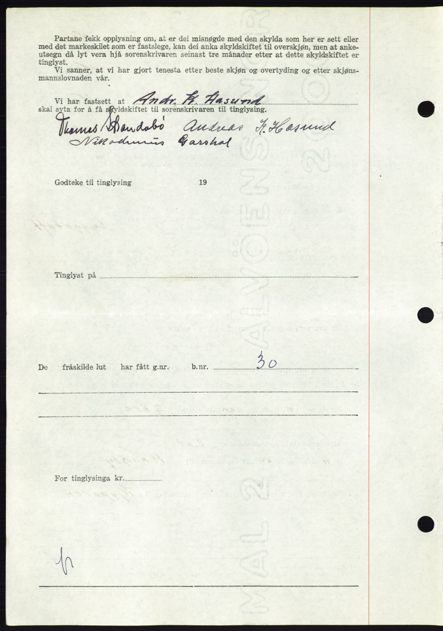 Søre Sunnmøre sorenskriveri, AV/SAT-A-4122/1/2/2C/L0105: Pantebok nr. 31A, 1956-1957, Dagboknr: 2914/1956