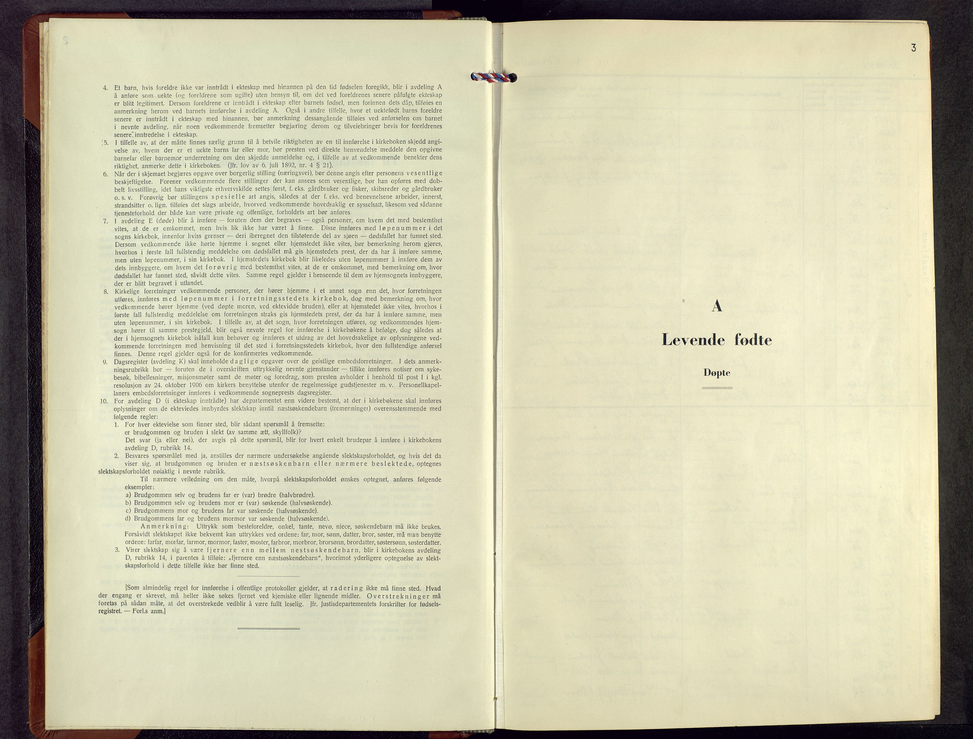 Hof prestekontor, SAH/PREST-038/H/Ha/Hab/L0004: Klokkerbok nr. 4, 1948-1967, s. 3