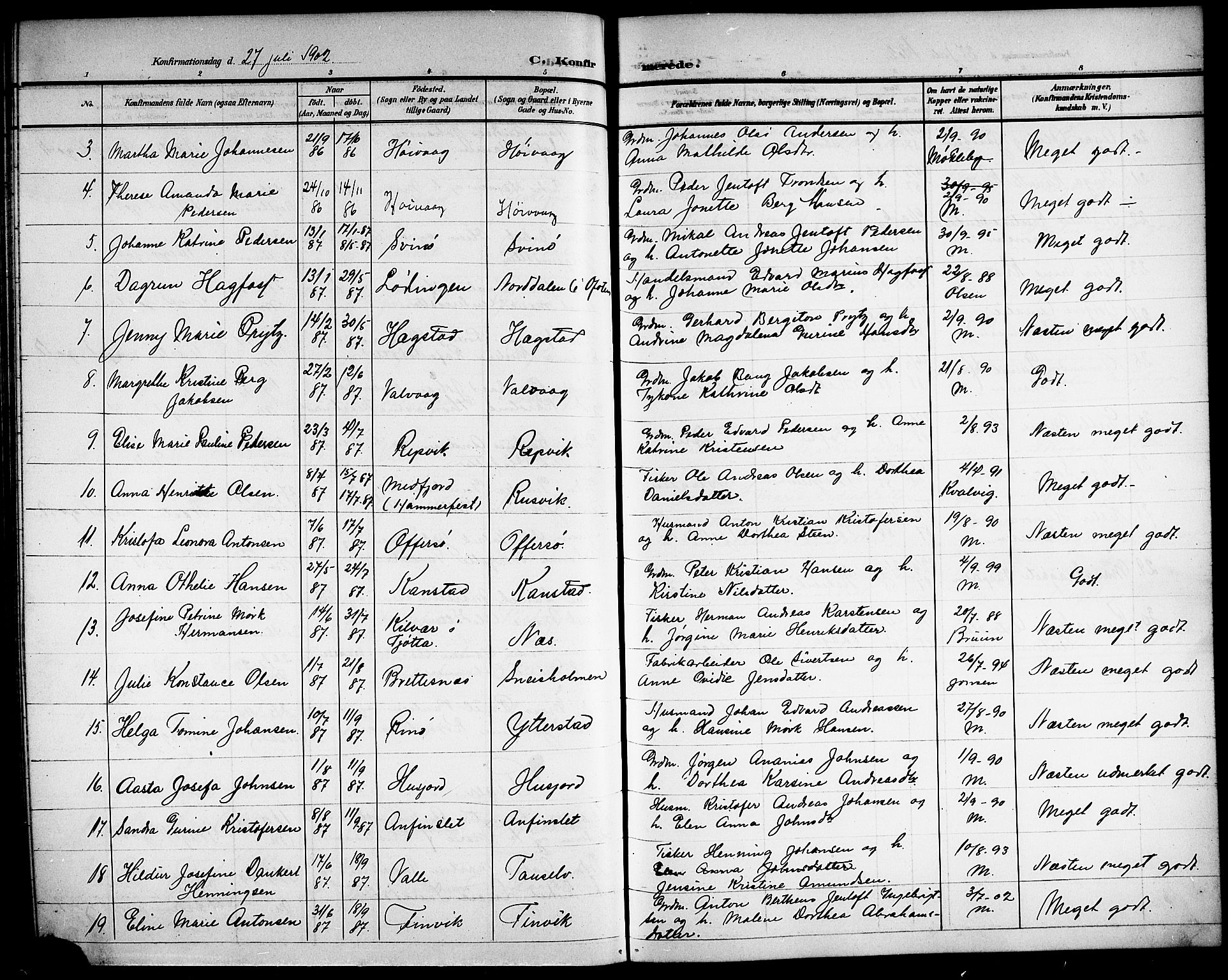 Ministerialprotokoller, klokkerbøker og fødselsregistre - Nordland, AV/SAT-A-1459/872/L1048: Klokkerbok nr. 872C04, 1898-1919