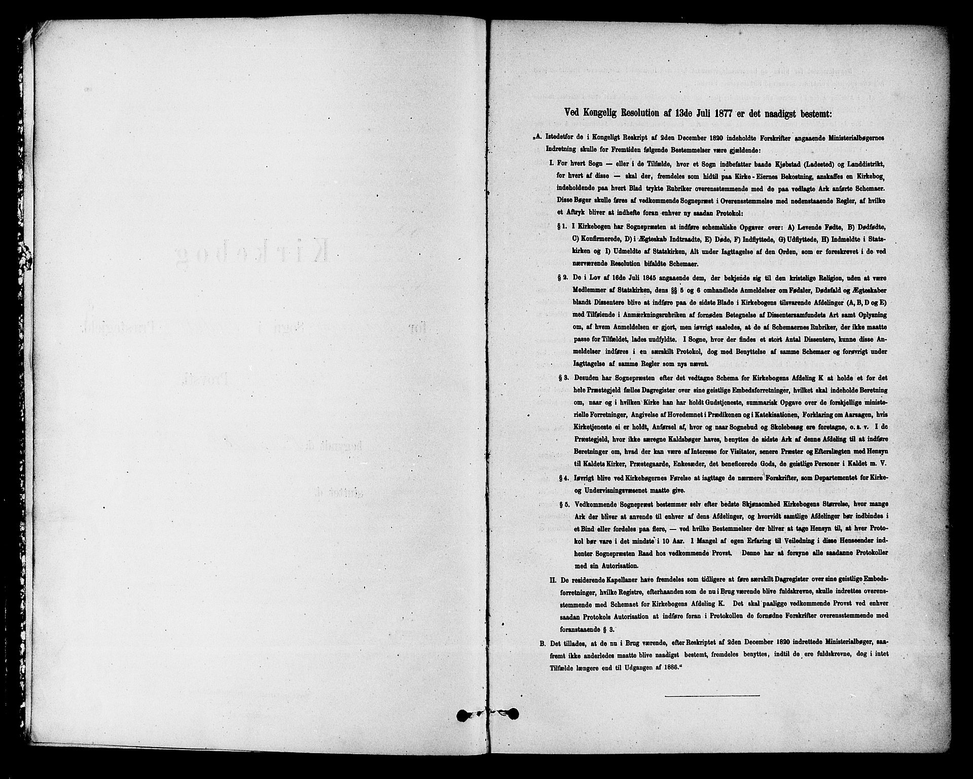 Krødsherad kirkebøker, SAKO/A-19/G/Ga/L0001: Klokkerbok nr. 1, 1879-1893