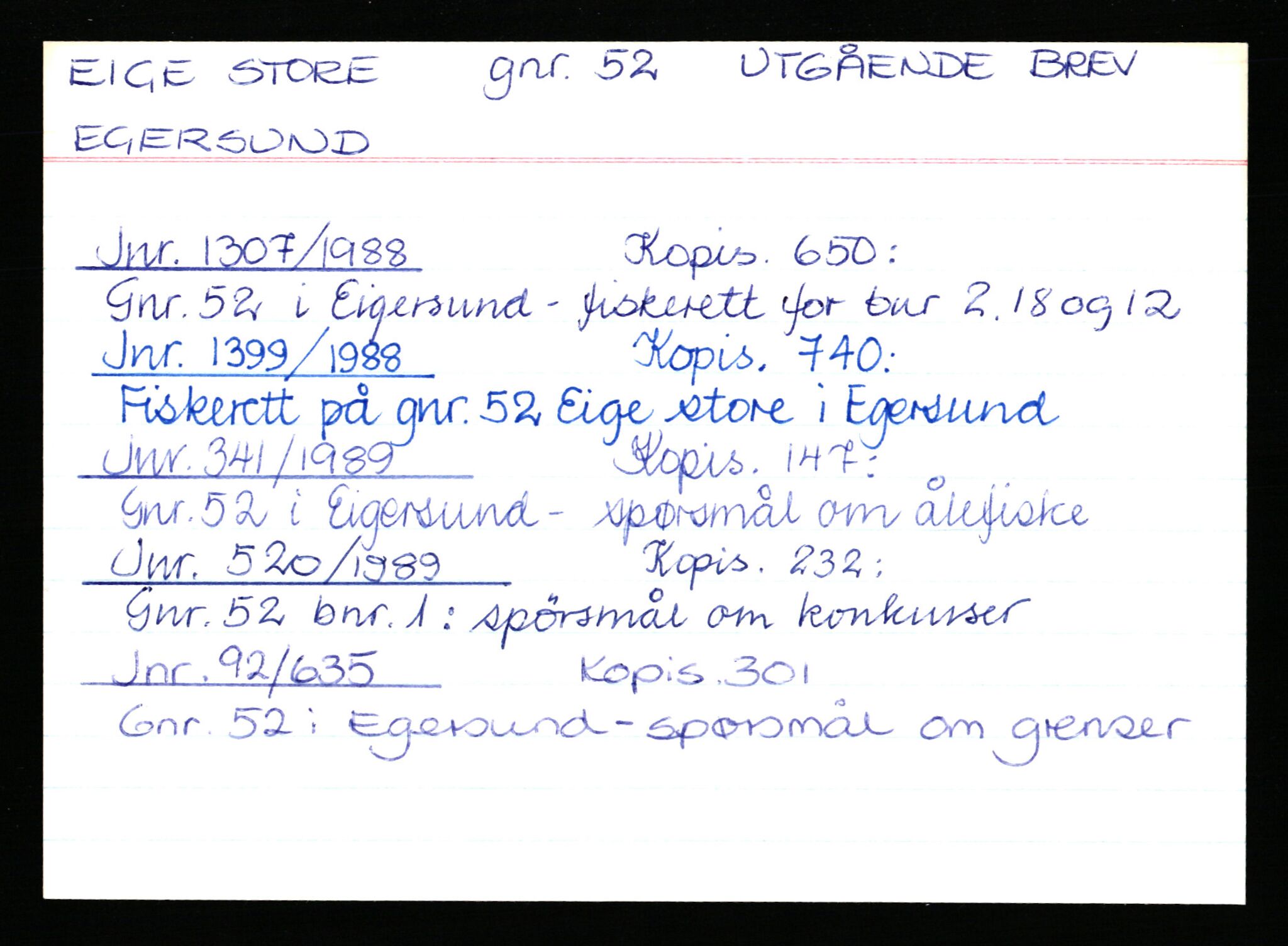 Statsarkivet i Stavanger, AV/SAST-A-101971/03/Y/Yk/L0008: Registerkort sortert etter gårdsnavn: Eig - Erlien, 1750-1930, s. 55