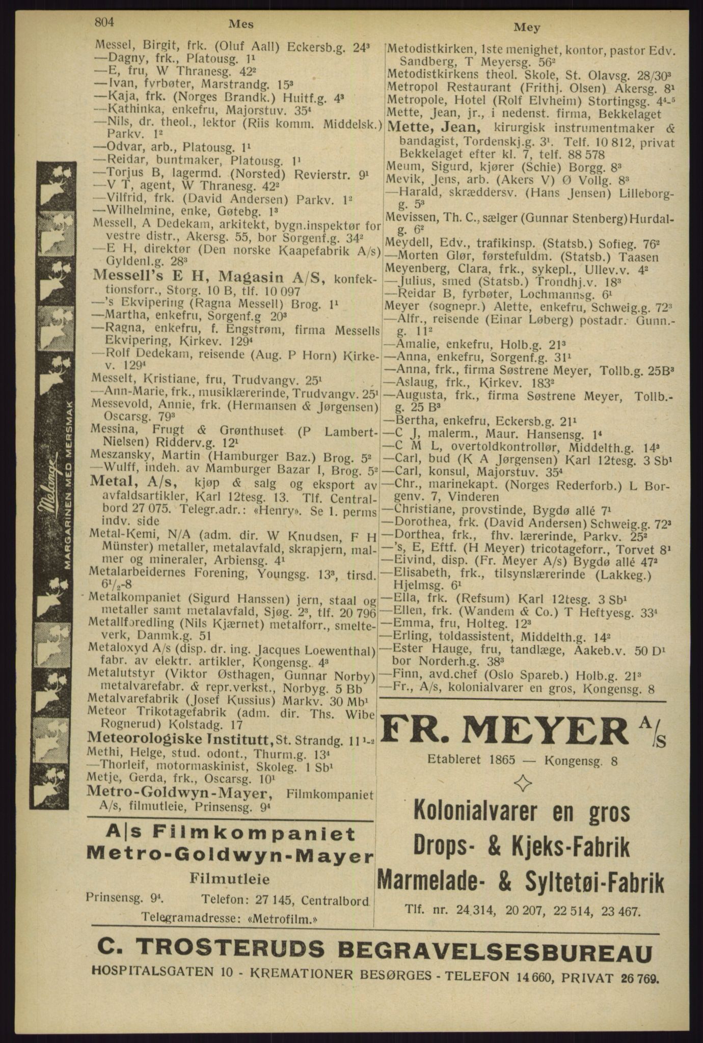 Kristiania/Oslo adressebok, PUBL/-, 1929, s. 804
