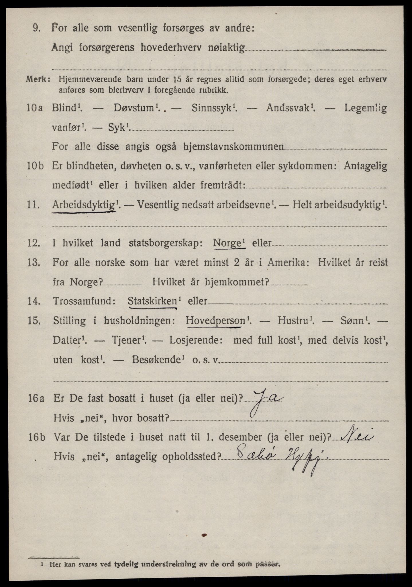 SAT, Folketelling 1920 for 1522 Hjørundfjord herred, 1920, s. 1412
