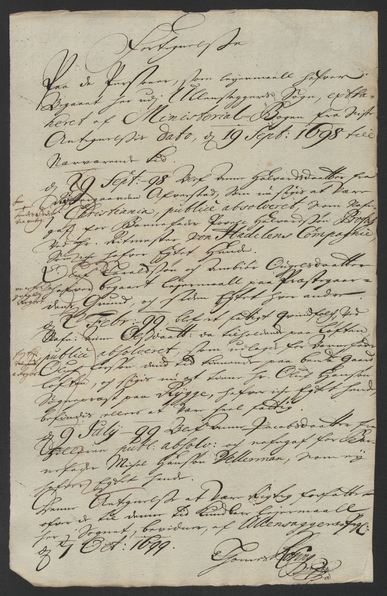 Rentekammeret inntil 1814, Reviderte regnskaper, Fogderegnskap, RA/EA-4092/R12/L0711: Fogderegnskap Øvre Romerike, 1699, s. 72