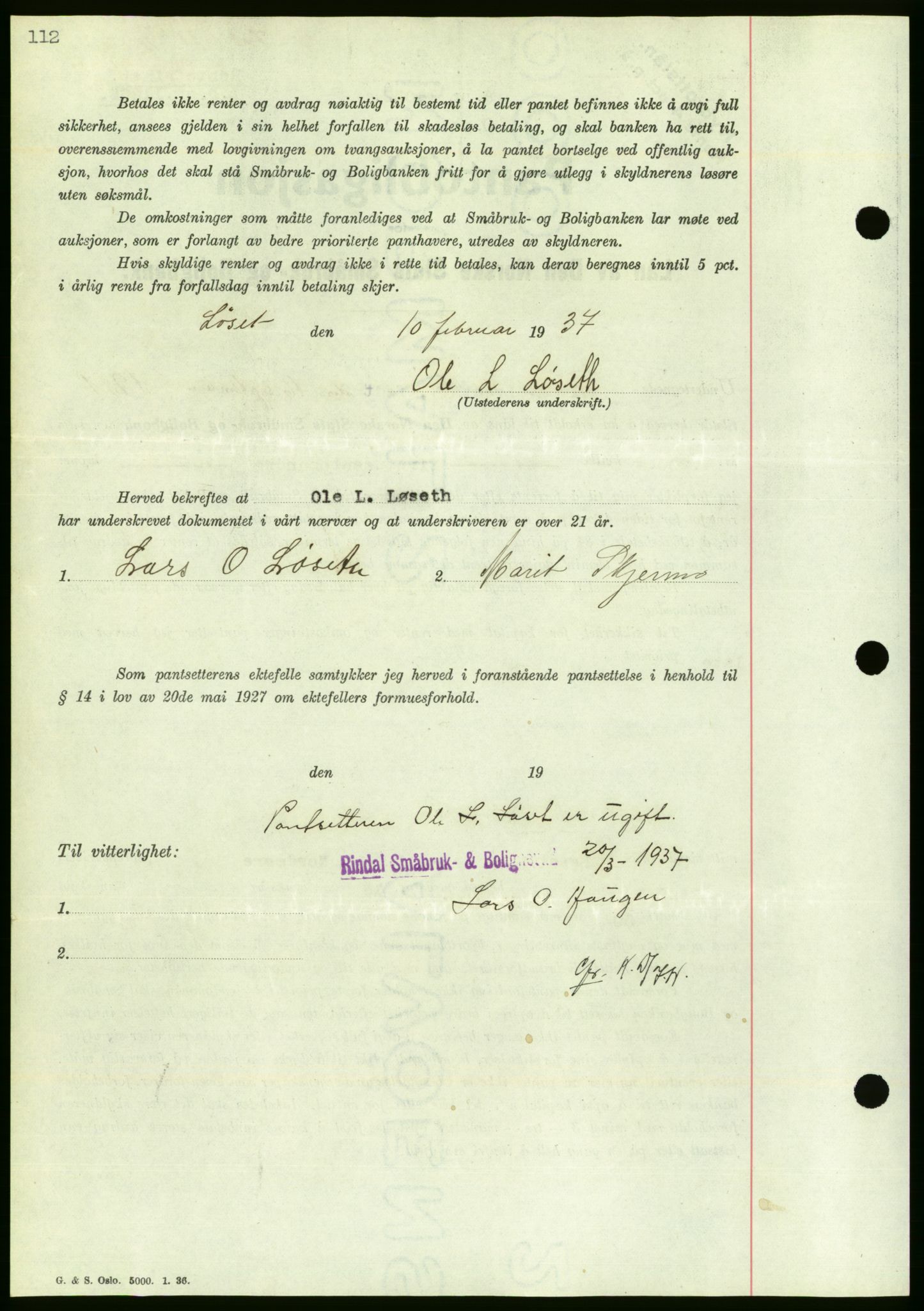 Nordmøre sorenskriveri, AV/SAT-A-4132/1/2/2Ca/L0091: Pantebok nr. B81, 1937-1937, Dagboknr: 763/1937