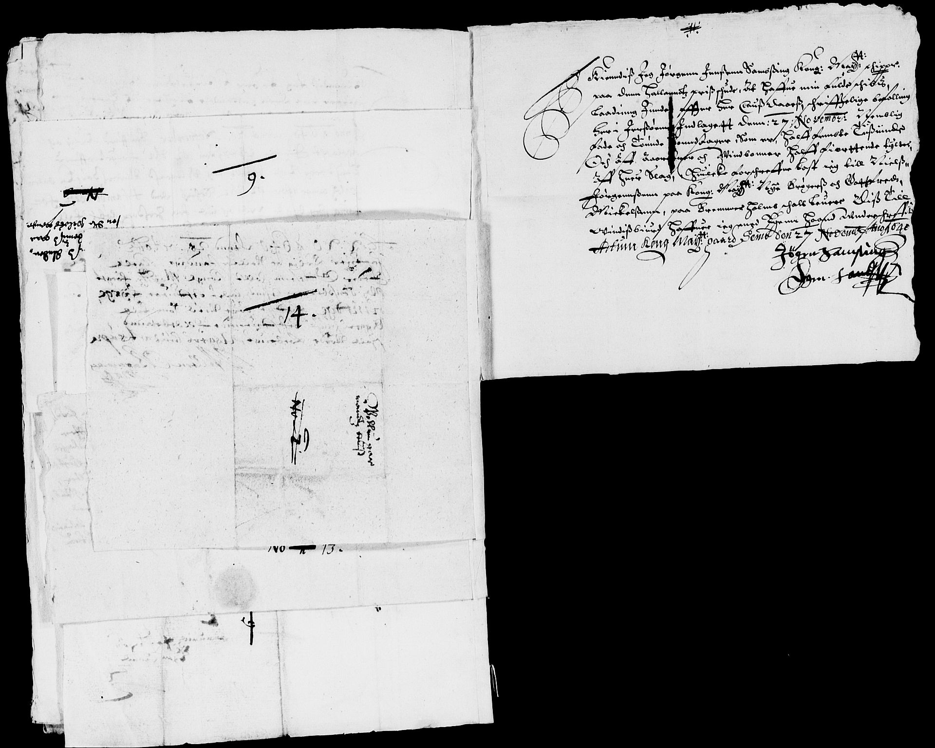 Rentekammeret inntil 1814, Reviderte regnskaper, Lensregnskaper, AV/RA-EA-5023/R/Rb/Rbo/L0020: Tønsberg len, 1639-1641