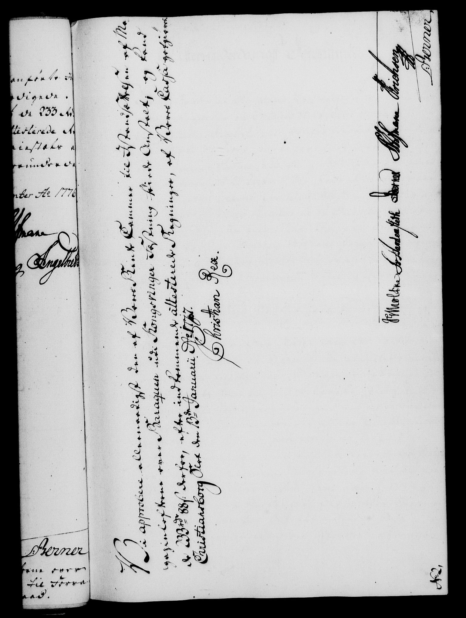 Rentekammeret, Kammerkanselliet, RA/EA-3111/G/Gf/Gfa/L0059: Norsk relasjons- og resolusjonsprotokoll (merket RK 52.59), 1777, s. 29