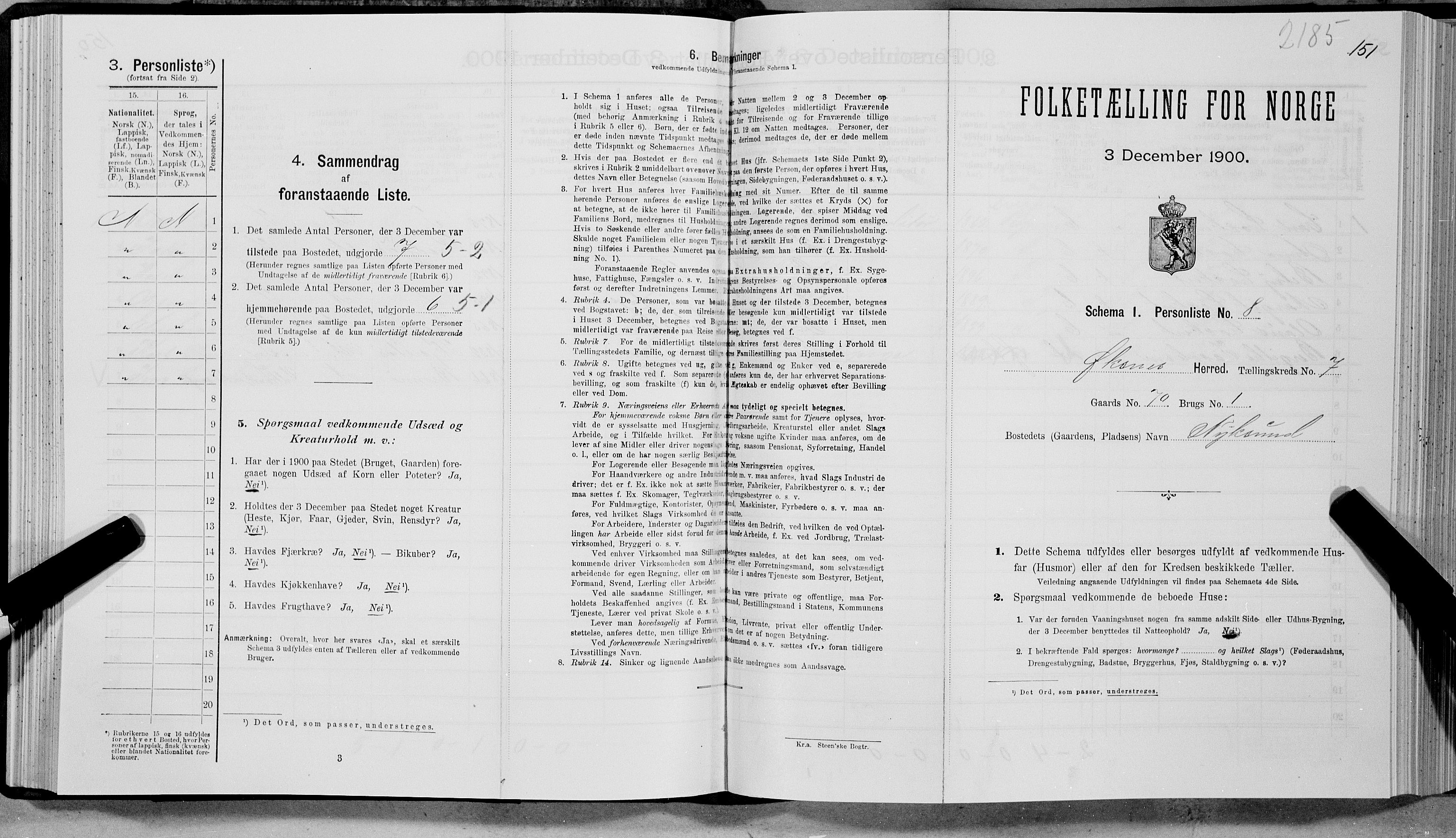 SAT, Folketelling 1900 for 1868 Øksnes herred, 1900, s. 559