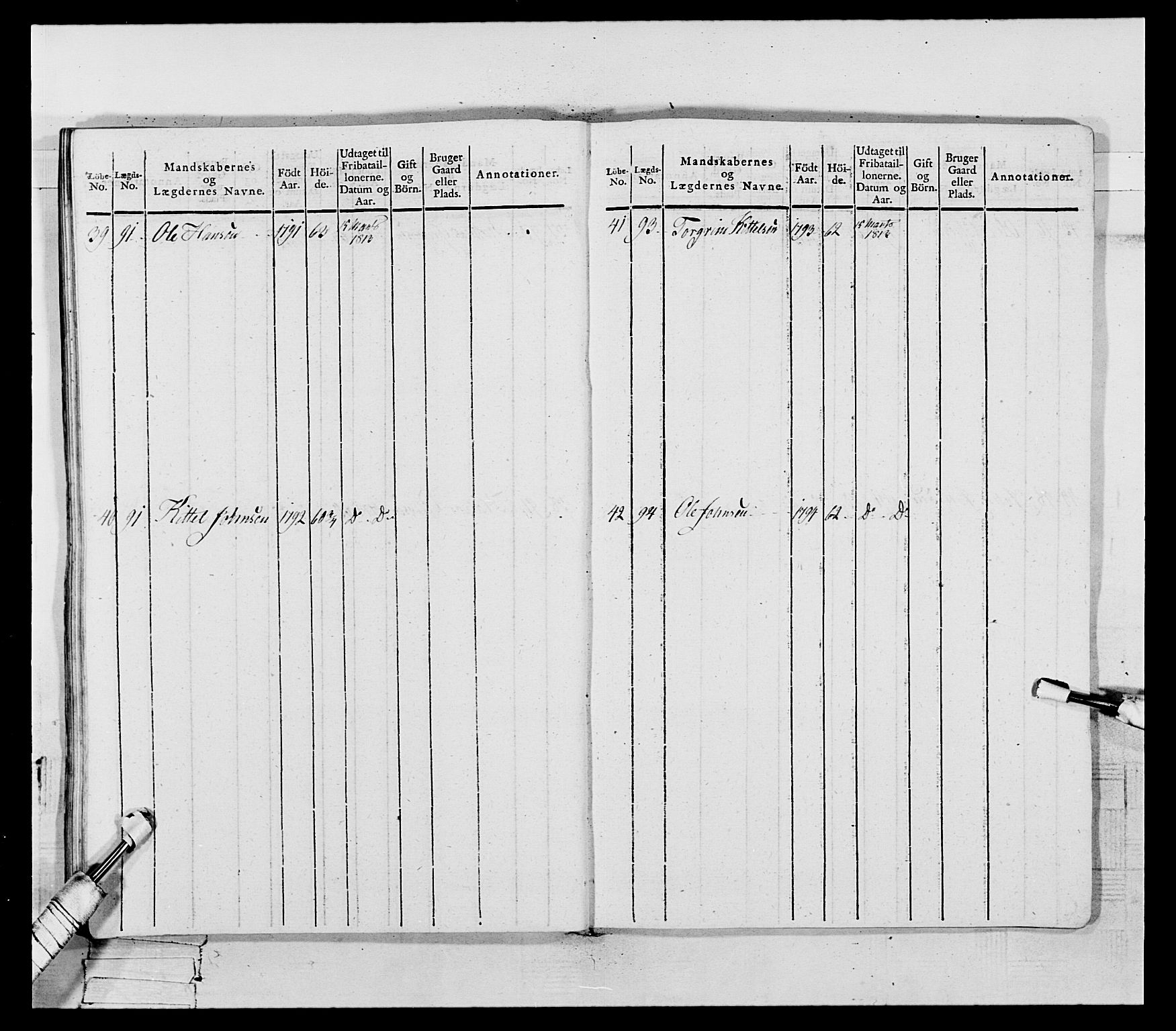 Generalitets- og kommissariatskollegiet, Det kongelige norske kommissariatskollegium, AV/RA-EA-5420/E/Eh/L0118: Telemarkske nasjonale infanteriregiment, 1814, s. 442