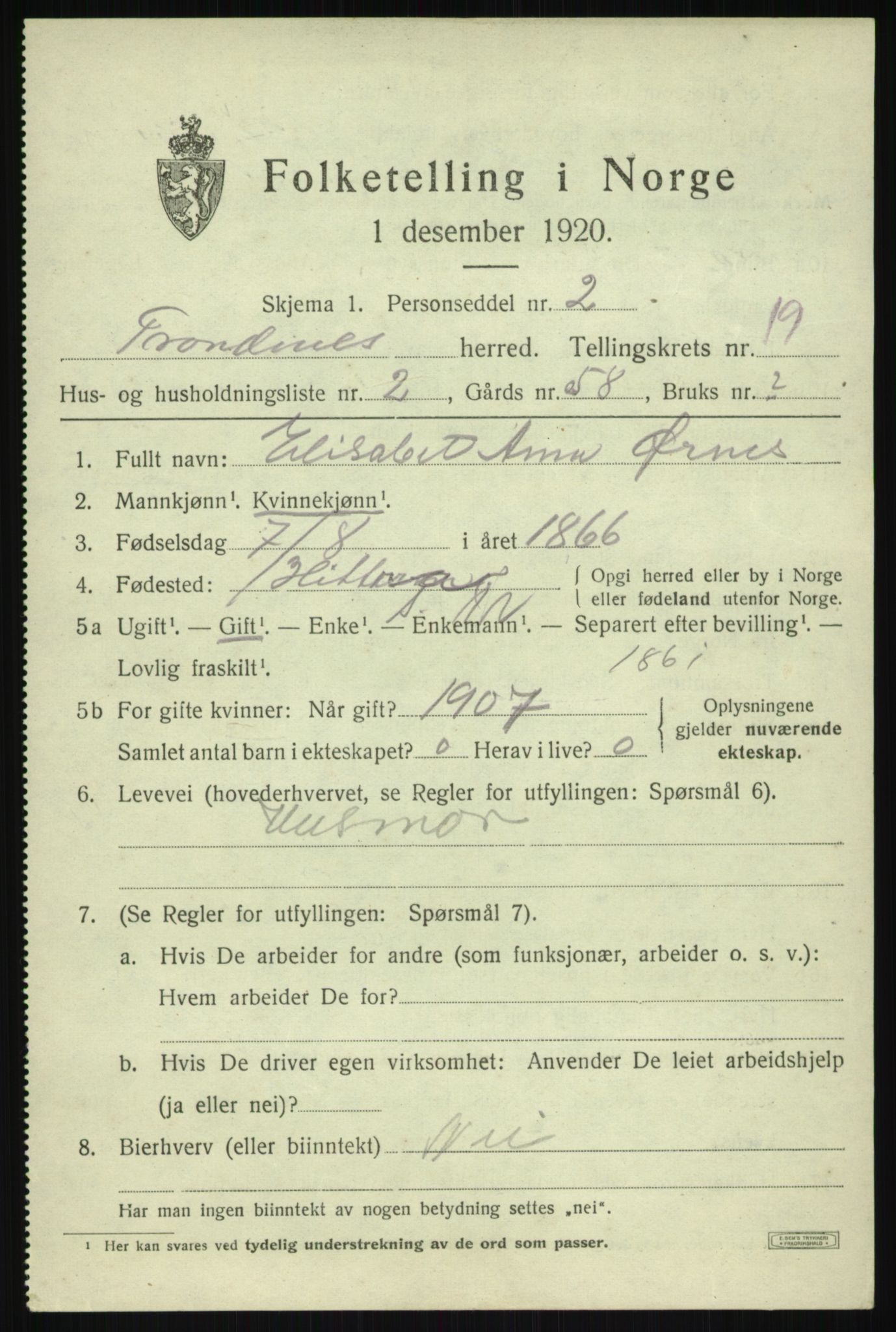 SATØ, Folketelling 1920 for 1914 Trondenes herred, 1920, s. 13358