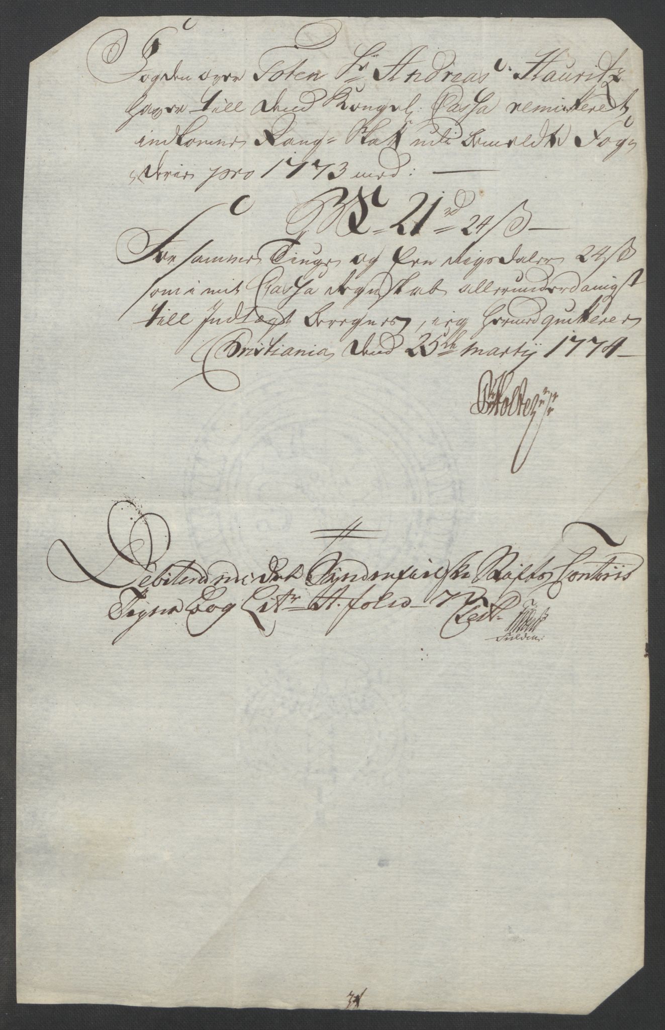 Rentekammeret inntil 1814, Reviderte regnskaper, Fogderegnskap, AV/RA-EA-4092/R19/L1399: Fogderegnskap Toten, Hadeland og Vardal, 1762-1783, s. 321