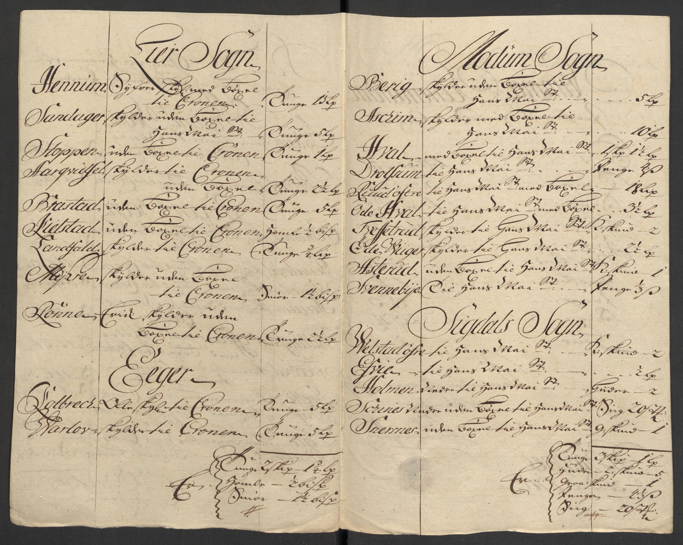 Rentekammeret inntil 1814, Reviderte regnskaper, Fogderegnskap, RA/EA-4092/R31/L1704: Fogderegnskap Hurum, Røyken, Eiker, Lier og Buskerud, 1710, s. 20
