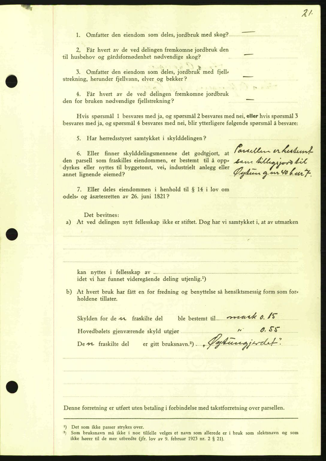 Nordmøre sorenskriveri, SAT/A-4132/1/2/2Ca: Pantebok nr. A96, 1943-1944, Dagboknr: 1984/1943