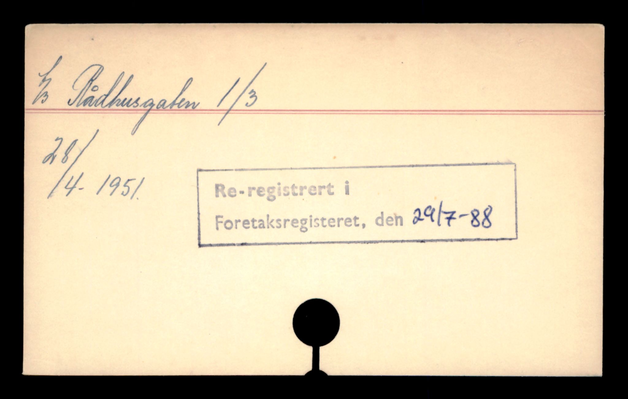 Oslo byfogd, Handelsregisteret, SAT/A-10867/G/Ga/Gad/L0024: Kartotekkort, Ra-Rom, 1890-1990