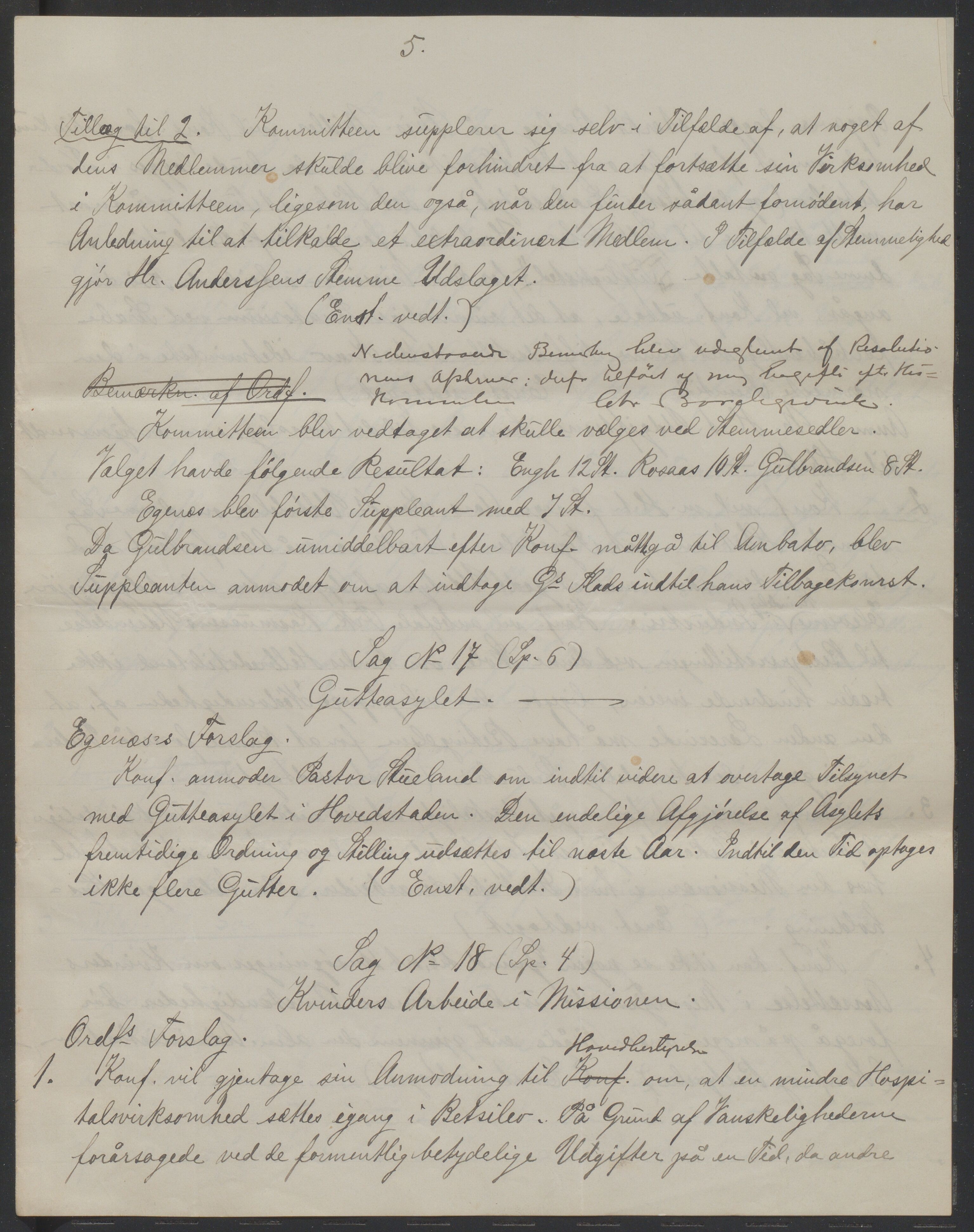 Det Norske Misjonsselskap - hovedadministrasjonen, VID/MA-A-1045/D/Da/Daa/L0038/0001: Konferansereferat og årsberetninger / Konferansereferat fra Madagaskar Innland., 1890