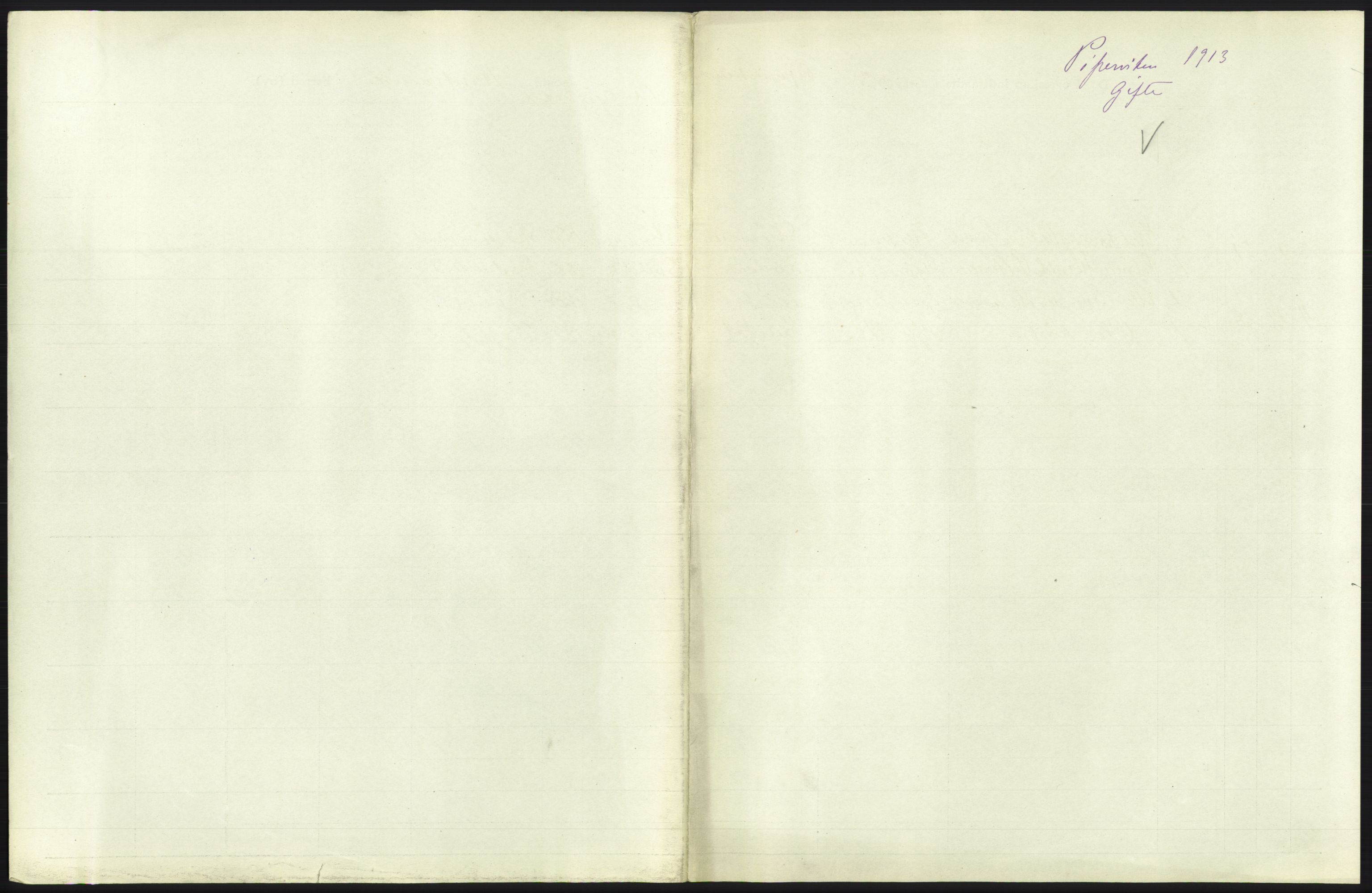 Statistisk sentralbyrå, Sosiodemografiske emner, Befolkning, AV/RA-S-2228/D/Df/Dfb/Dfbc/L0008: Kristiania: Gifte., 1913, s. 153
