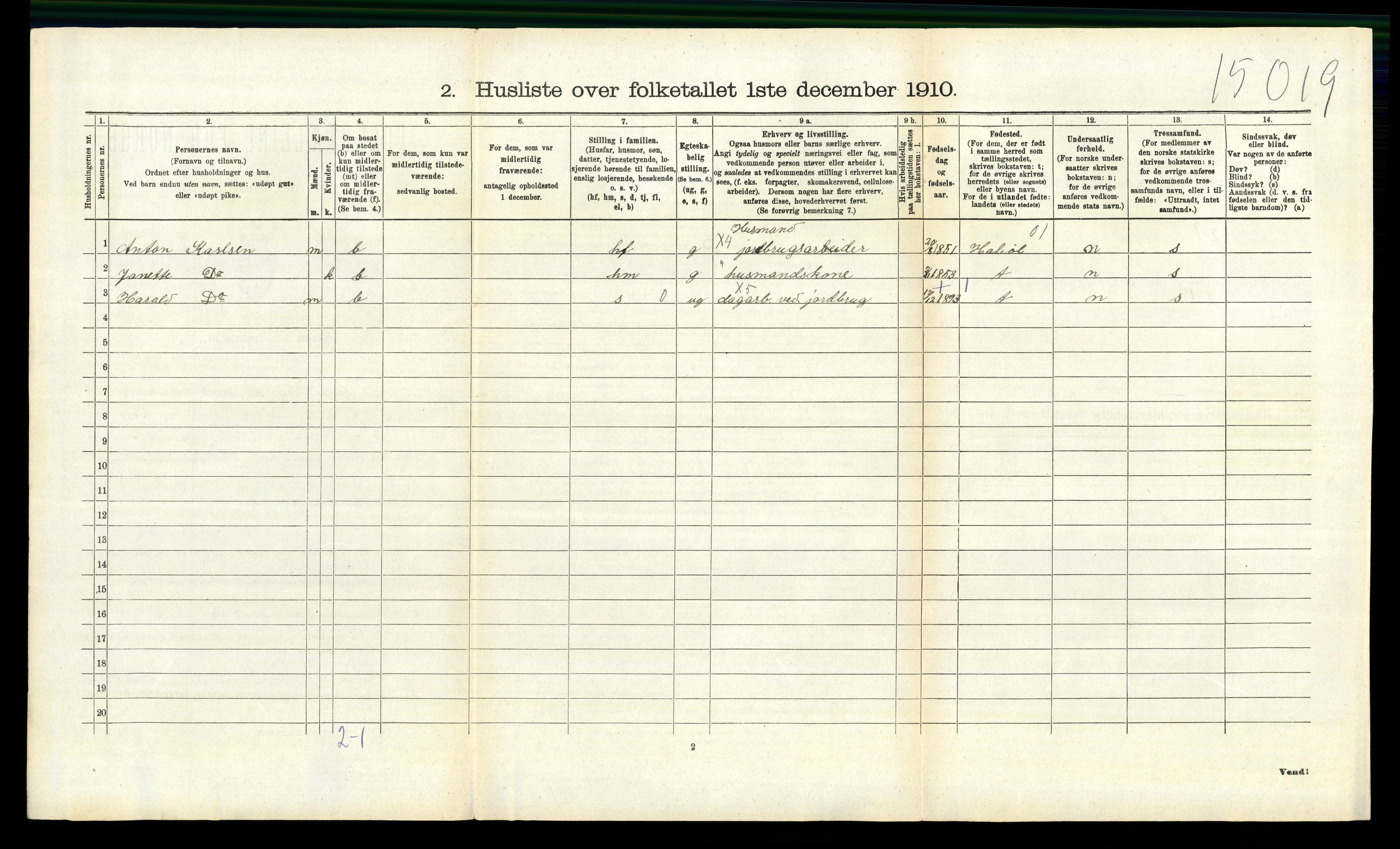 RA, Folketelling 1910 for 0123 Spydeberg herred, 1910, s. 314