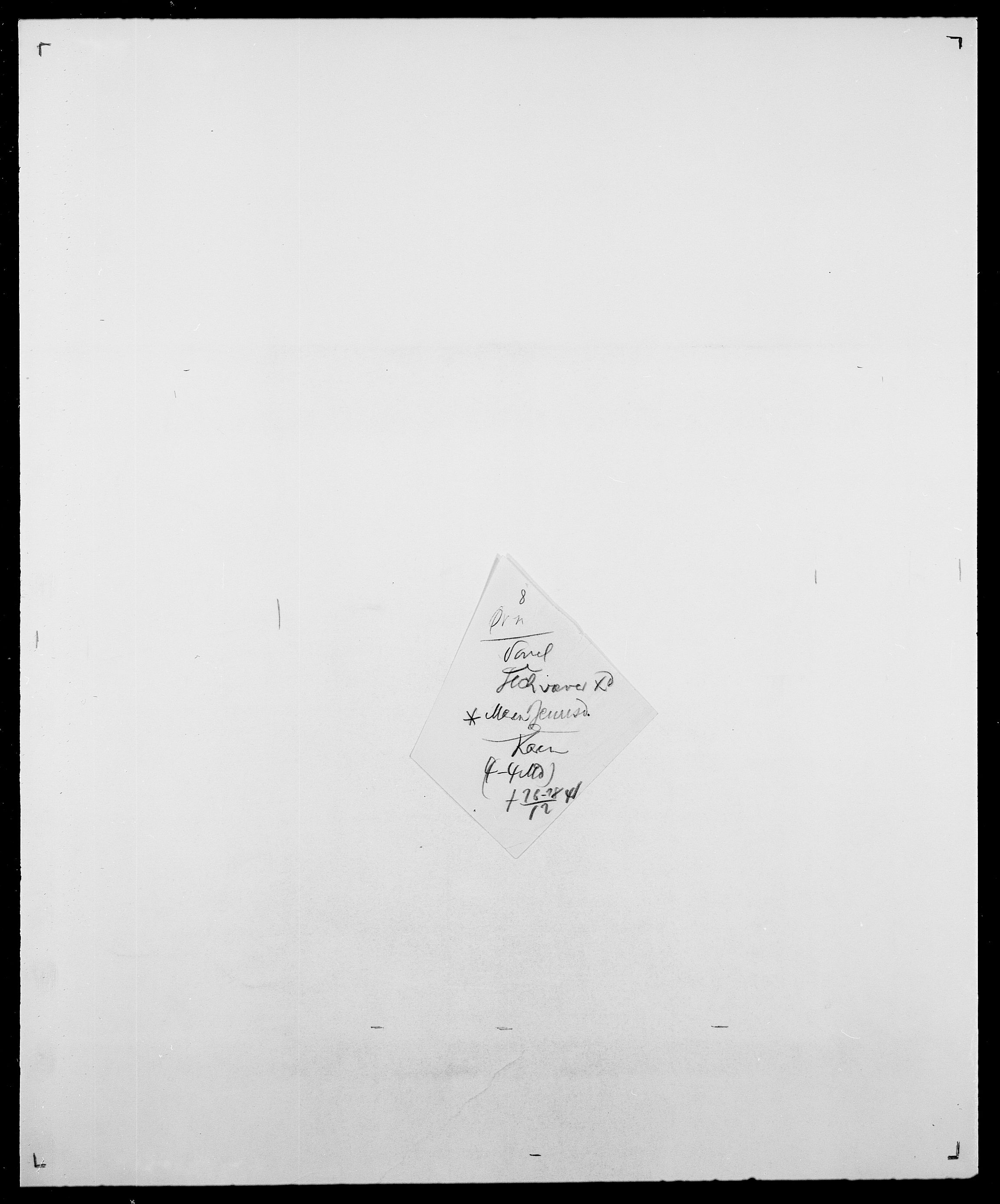 Delgobe, Charles Antoine - samling, AV/SAO-PAO-0038/D/Da/L0043: Wulfsberg - v. Zanten, s. 277
