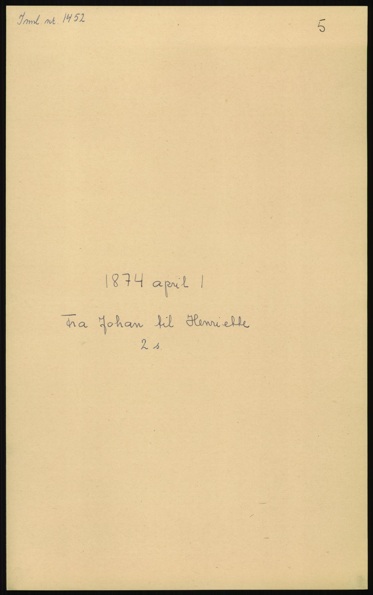 Samlinger til kildeutgivelse, Amerikabrevene, AV/RA-EA-4057/F/L0008: Innlån fra Hedmark: Gamkind - Semmingsen, 1838-1914, s. 127