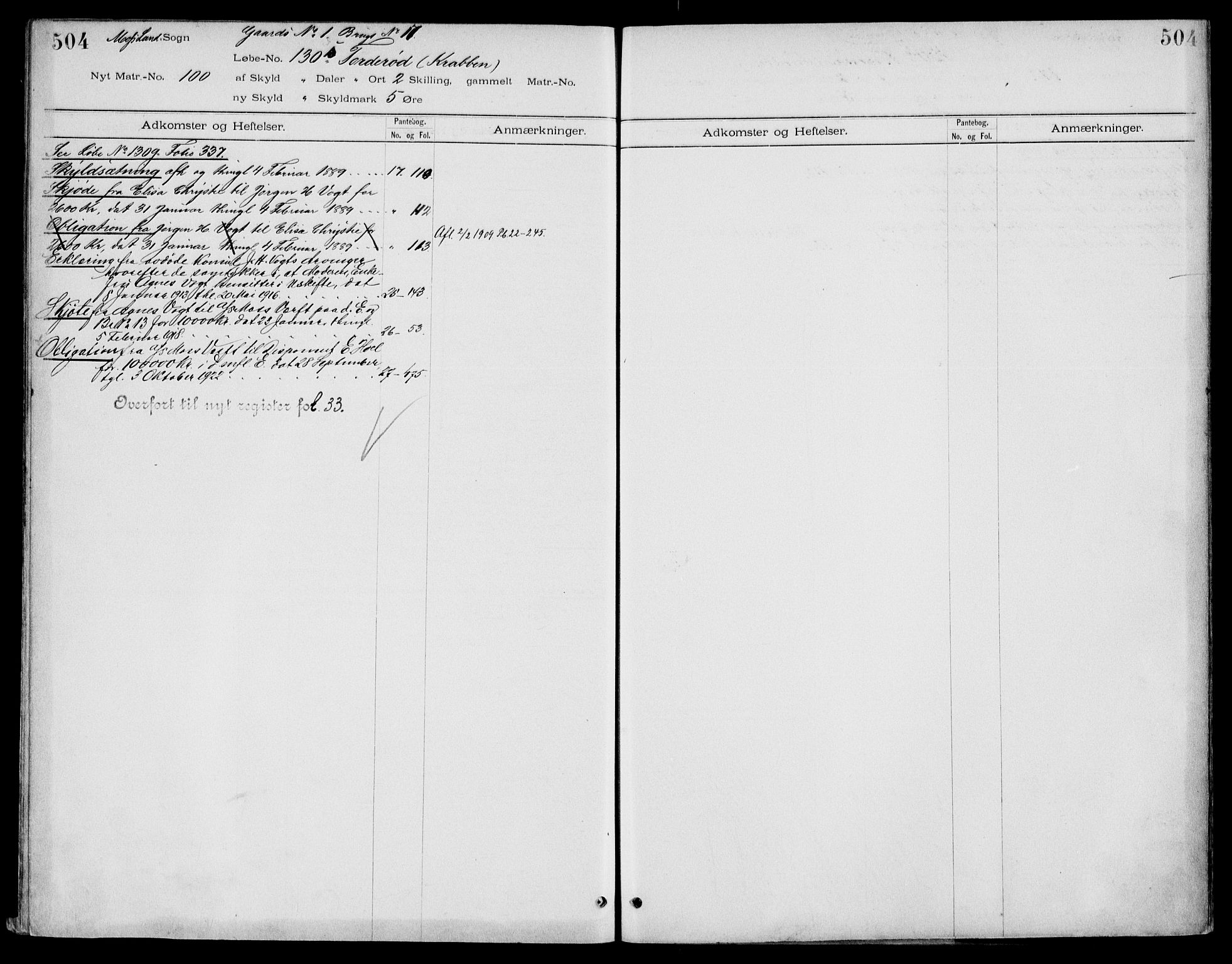 Moss sorenskriveri, SAO/A-10168: Panteregister nr. IV 3b, 1769-1926, s. 504