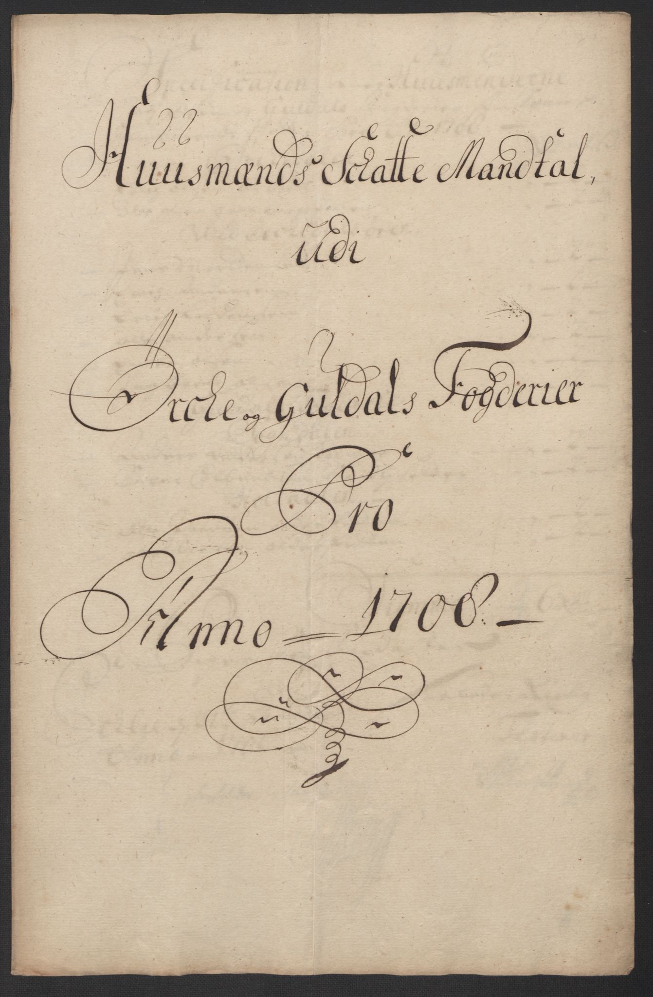 Rentekammeret inntil 1814, Reviderte regnskaper, Fogderegnskap, RA/EA-4092/R60/L3958: Fogderegnskap Orkdal og Gauldal, 1708, s. 222