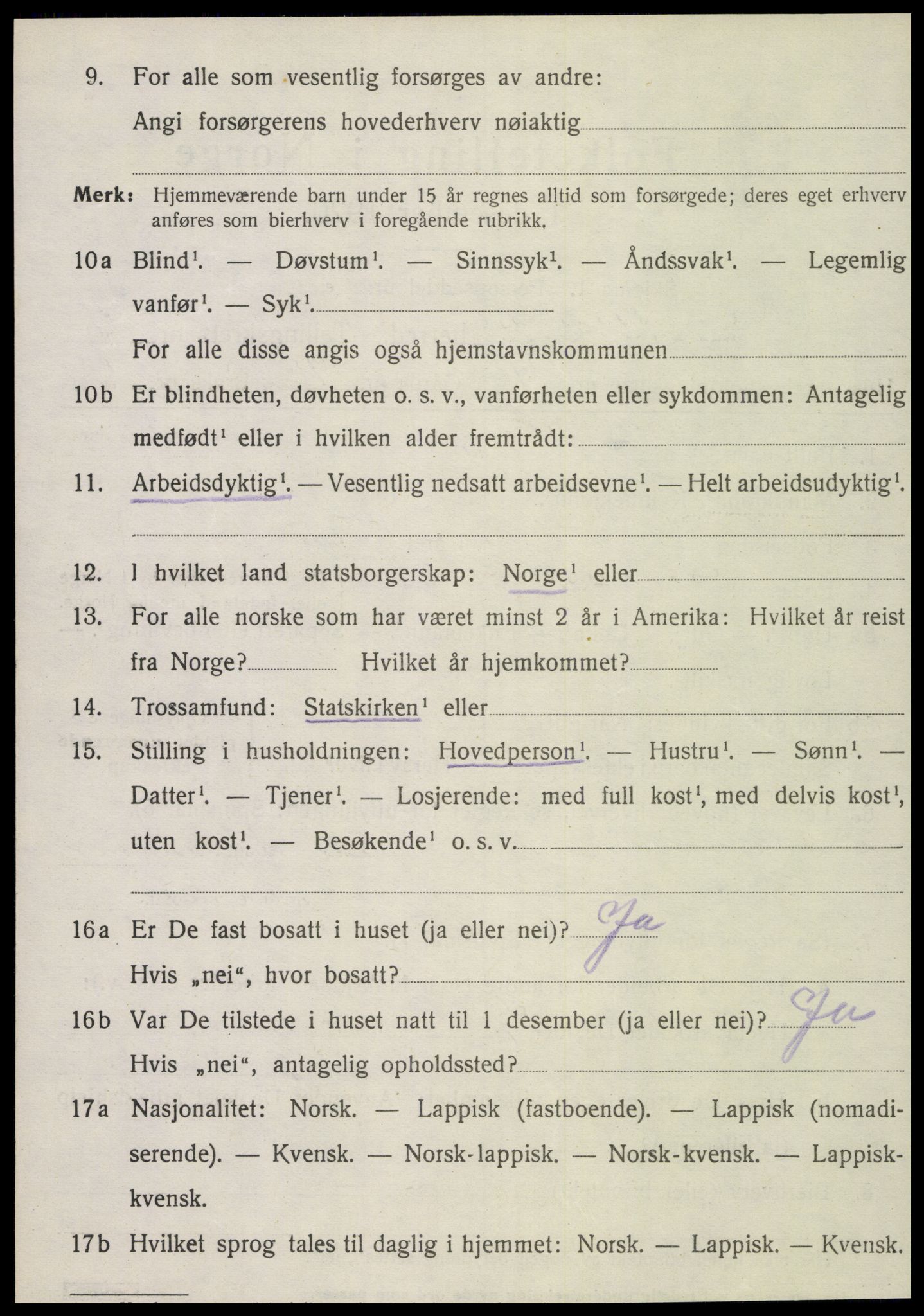 SAT, Folketelling 1920 for 1718 Leksvik herred, 1920, s. 4855